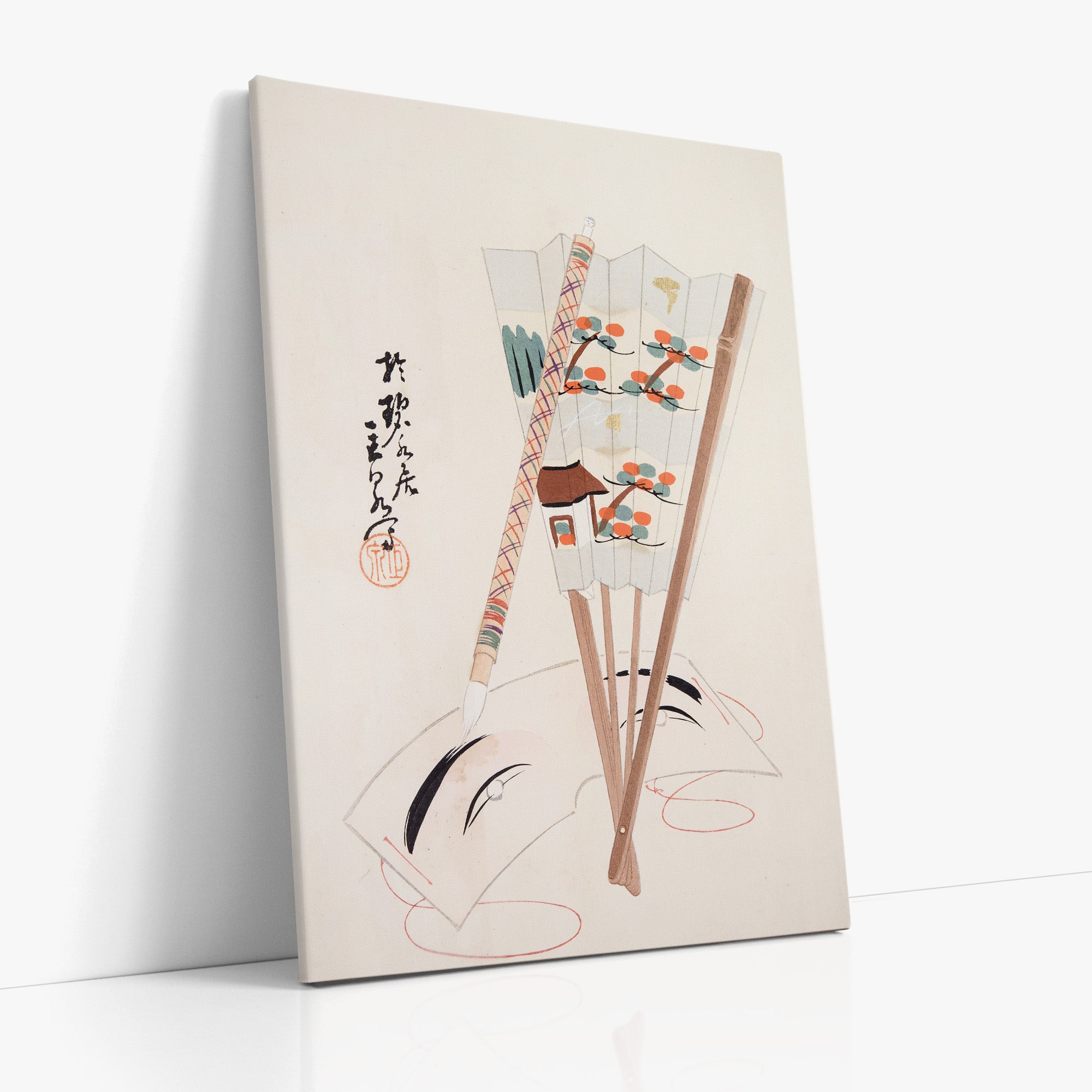 Kyosen's Collected Illustrations of Japanese Toys Nr. 97 ("Artistic Festival Fan")