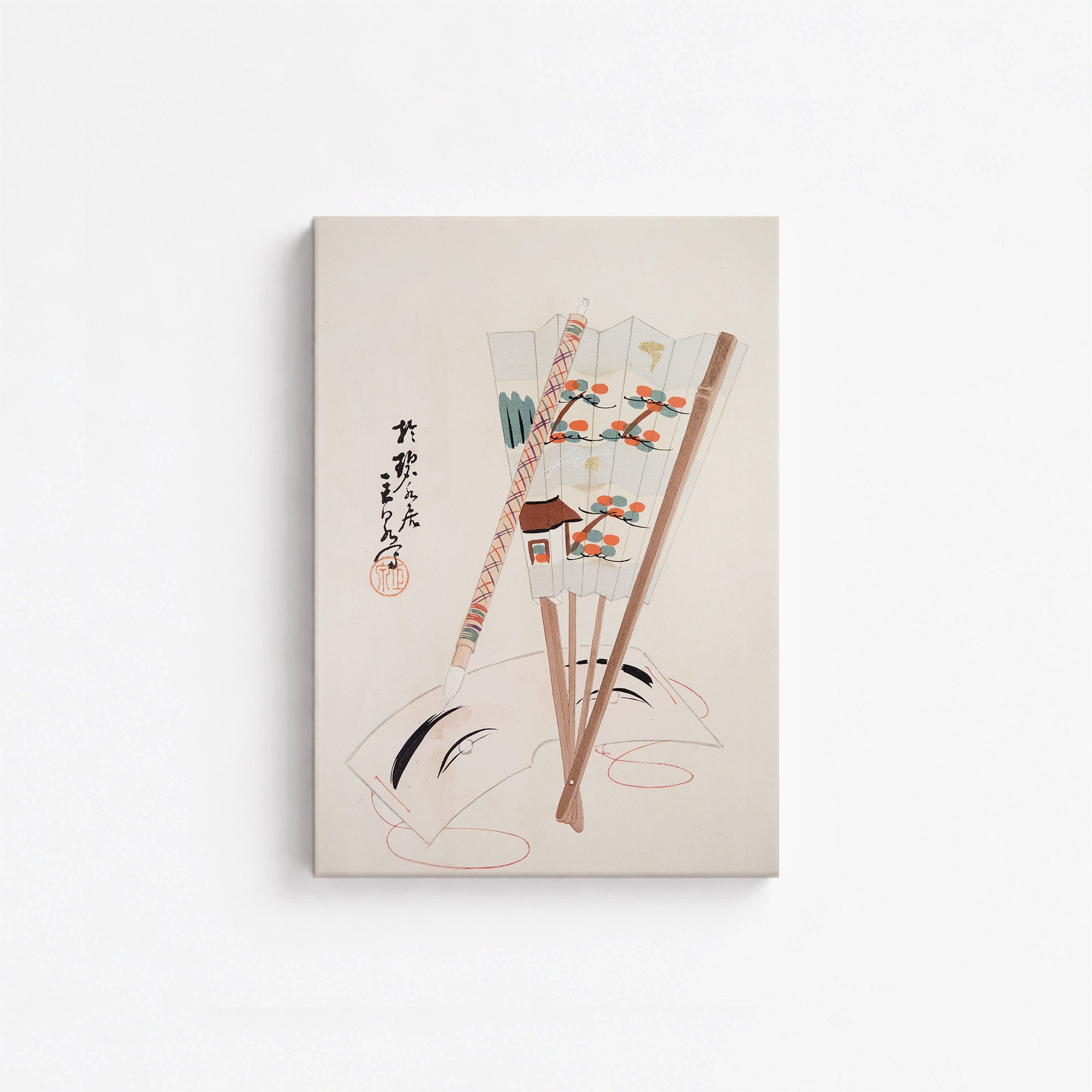 Kyosen's Collected Illustrations of Japanese Toys Nr. 97 ("Artistic Festival Fan")