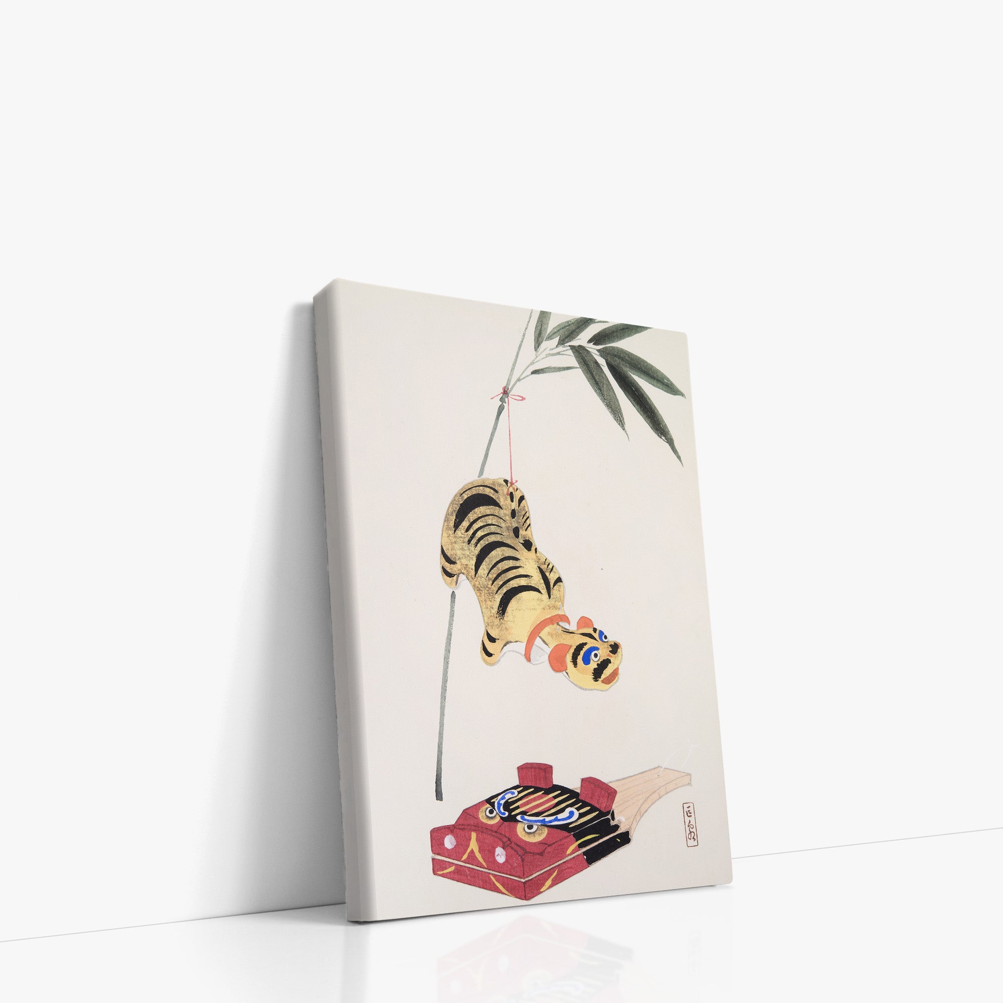 Kyosen's Collected Illustrations of Japanese Toys Nr. 98 ("Golden Tiger Swing")