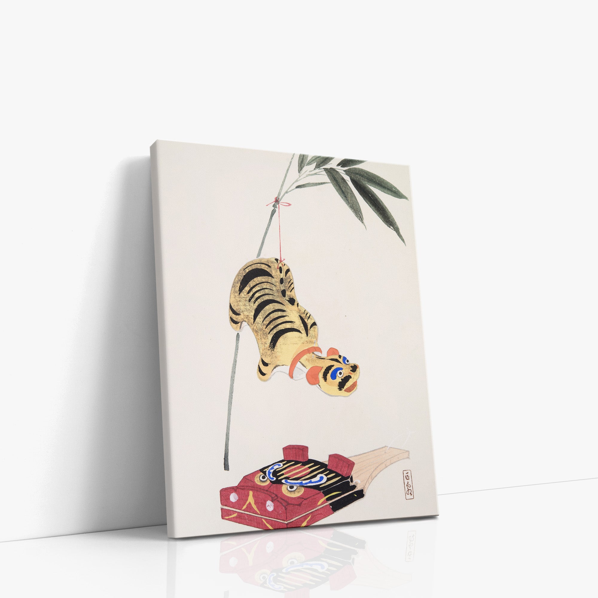 Kyosen's Collected Illustrations of Japanese Toys Nr. 98 ("Golden Tiger Swing")