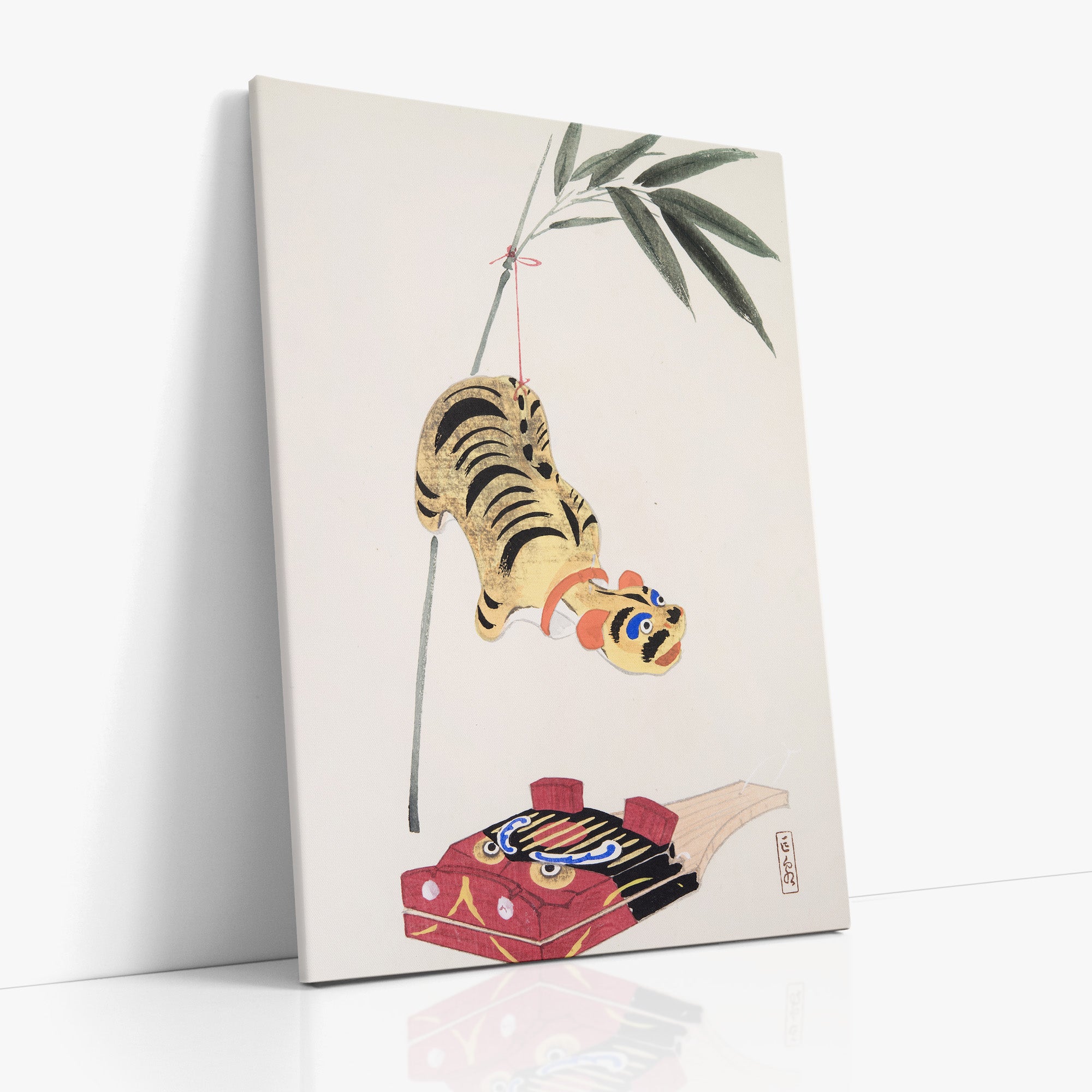Kyosen's Collected Illustrations of Japanese Toys Nr. 98 ("Golden Tiger Swing")