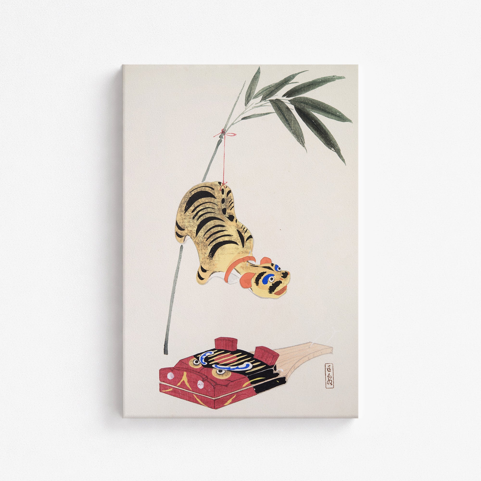 Kyosen's Collected Illustrations of Japanese Toys Nr. 98 ("Golden Tiger Swing")
