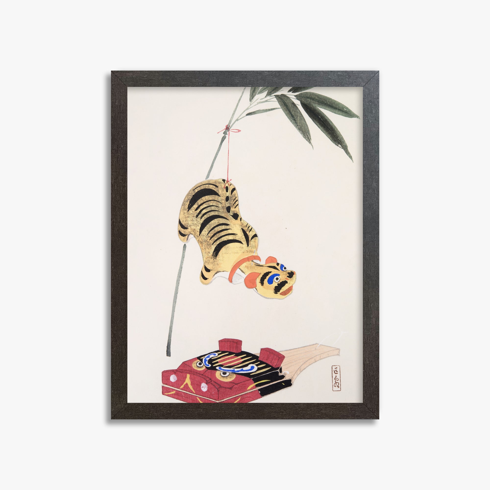 Kyosen's Collected Illustrations of Japanese Toys Nr. 98 ("Golden Tiger Swing")