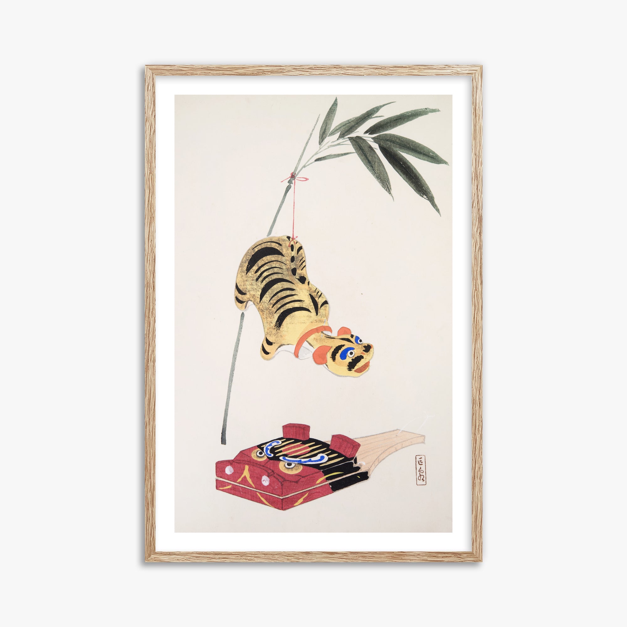 Kyosen's Collected Illustrations of Japanese Toys Nr. 98 ("Golden Tiger Swing")