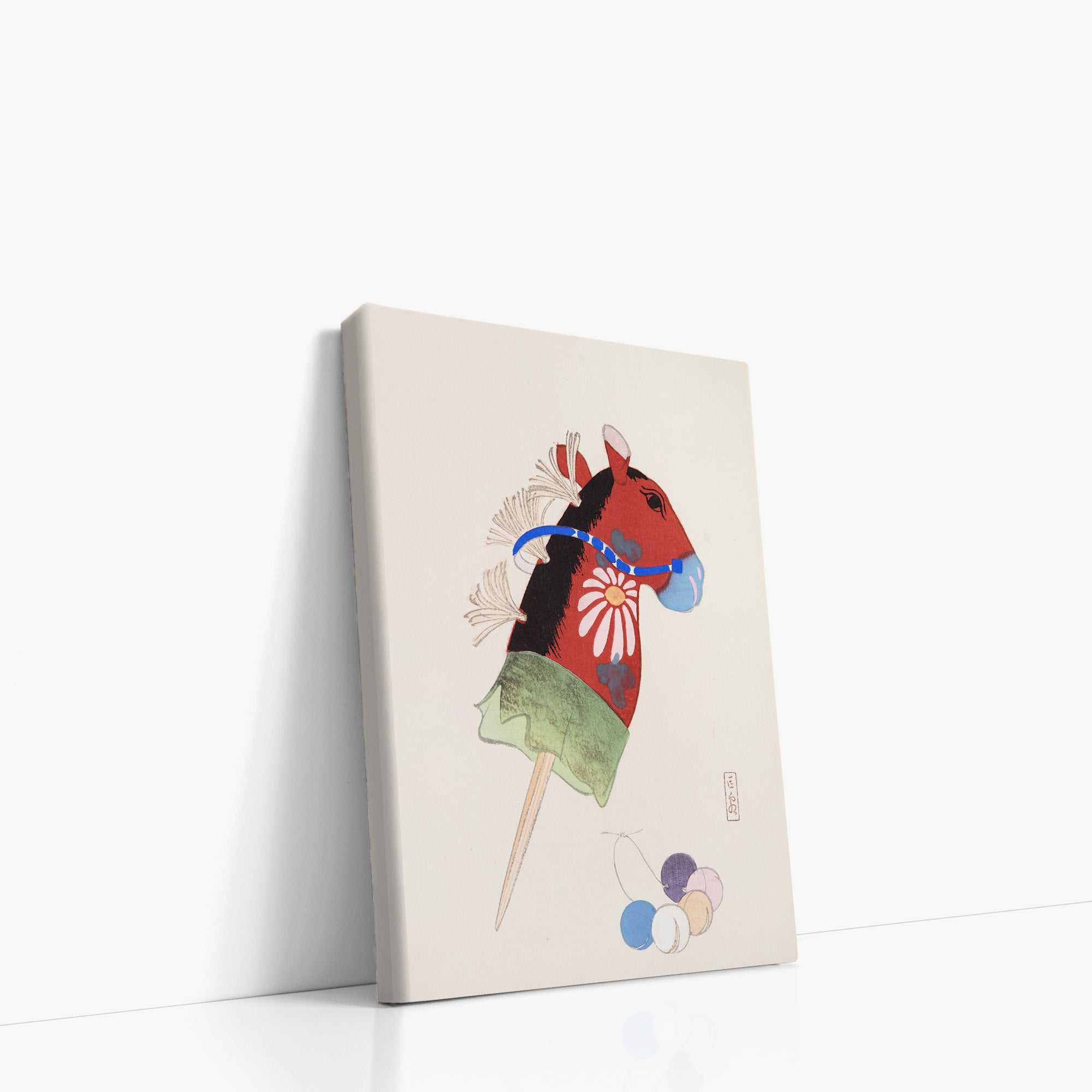 Kyosen's Collected Illustrations of Japanese Toys Nr. 99 ("Folk Hobby Horse")