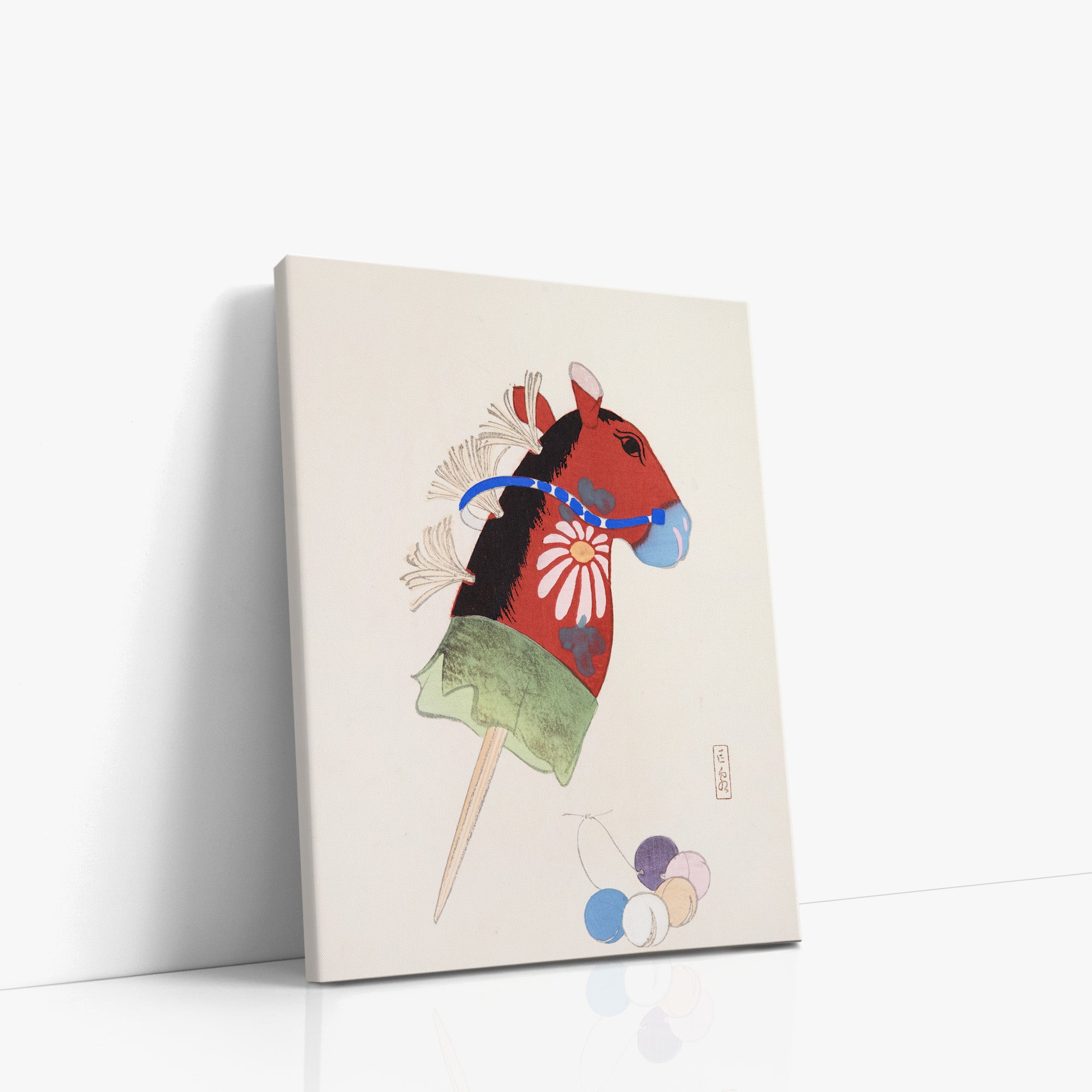 Kyosen's Collected Illustrations of Japanese Toys Nr. 99 ("Folk Hobby Horse")