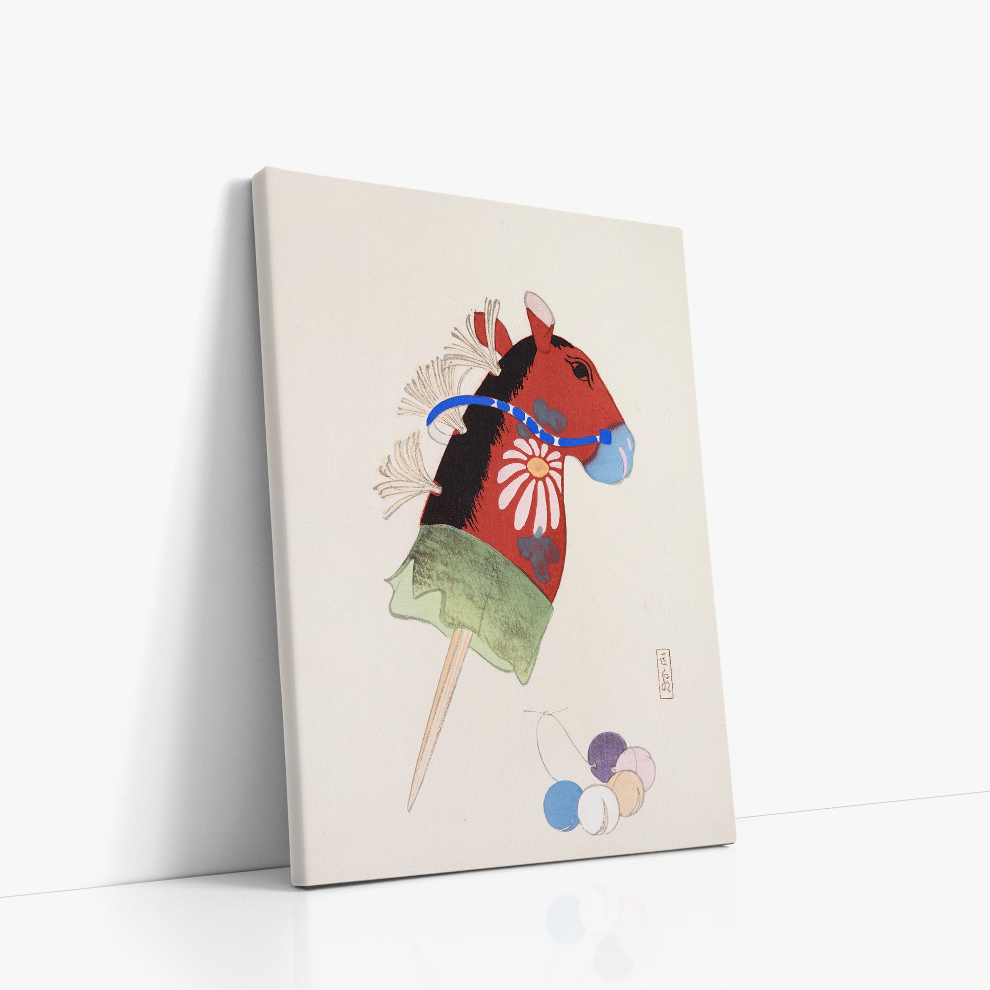 Kyosen's Collected Illustrations of Japanese Toys Nr. 99 ("Folk Hobby Horse")