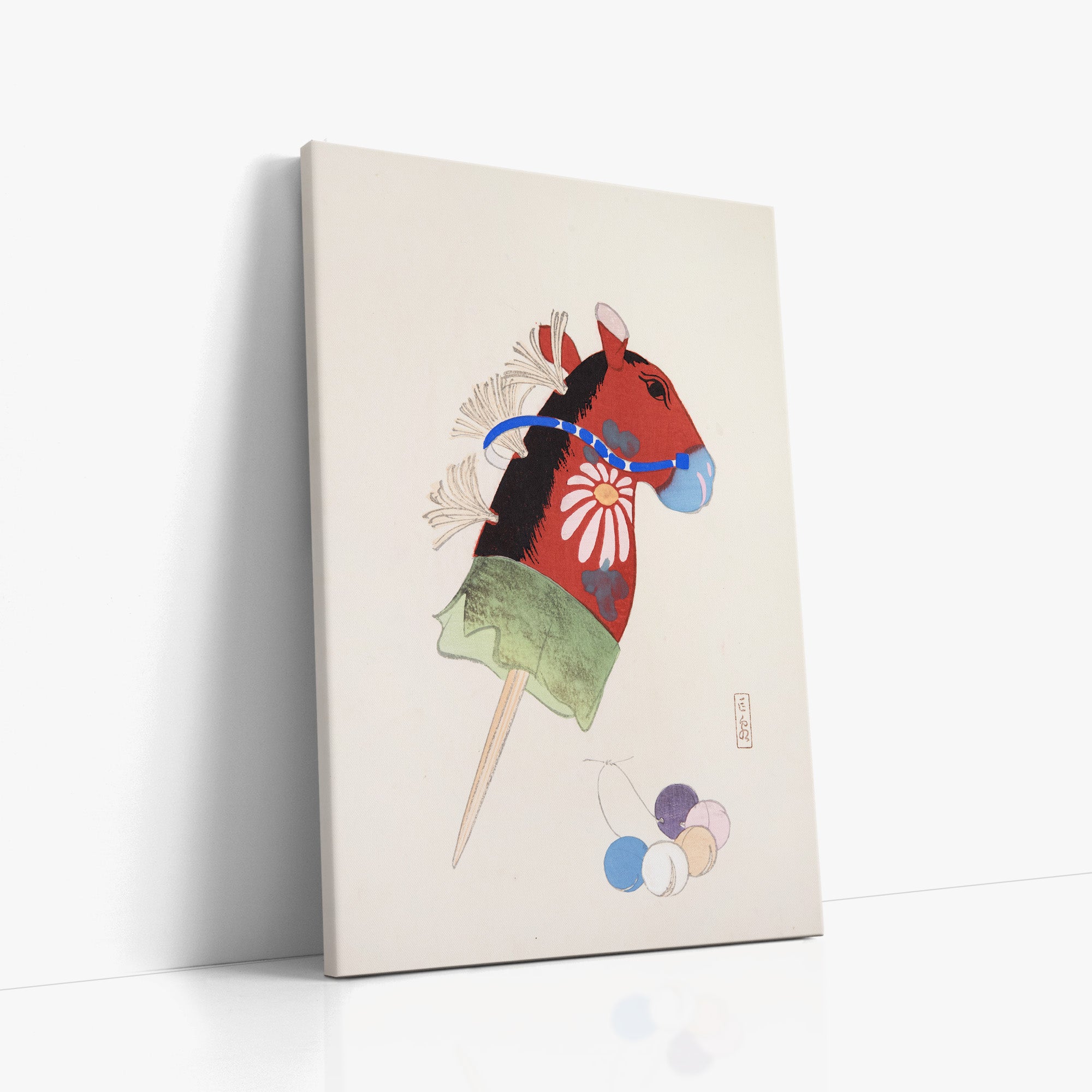 Kyosen's Collected Illustrations of Japanese Toys Nr. 99 ("Folk Hobby Horse")