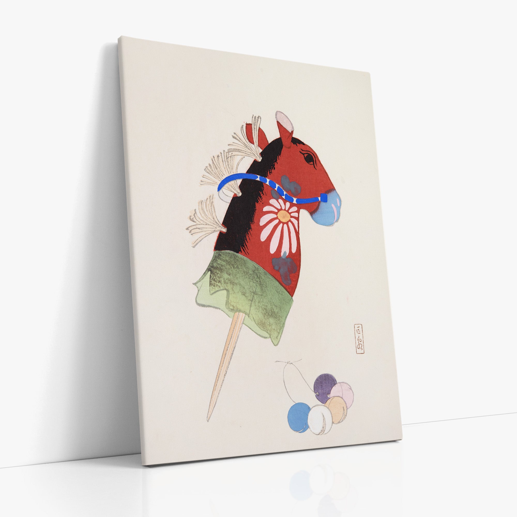 Kyosen's Collected Illustrations of Japanese Toys Nr. 99 ("Folk Hobby Horse")