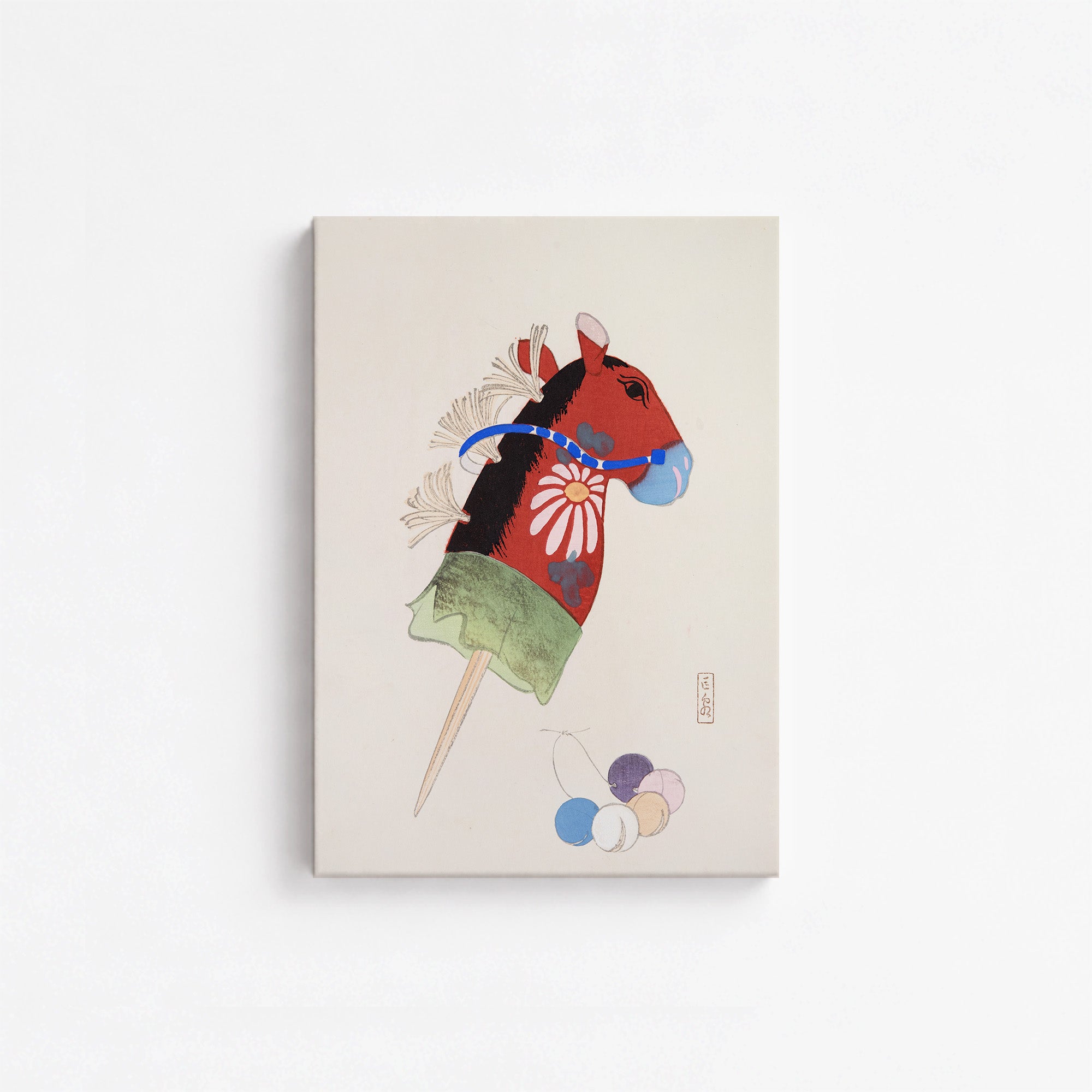 Kyosen's Collected Illustrations of Japanese Toys Nr. 99 ("Folk Hobby Horse")
