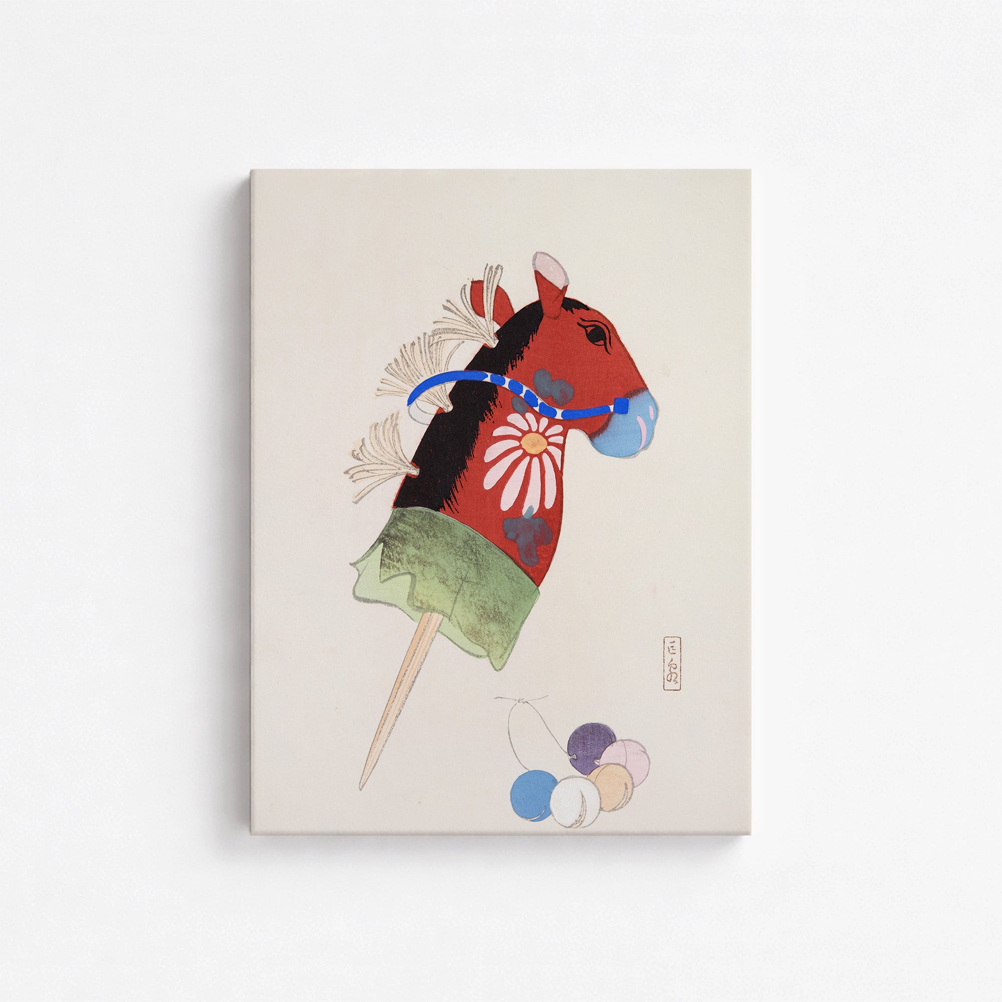 Kyosen's Collected Illustrations of Japanese Toys Nr. 99 ("Folk Hobby Horse")