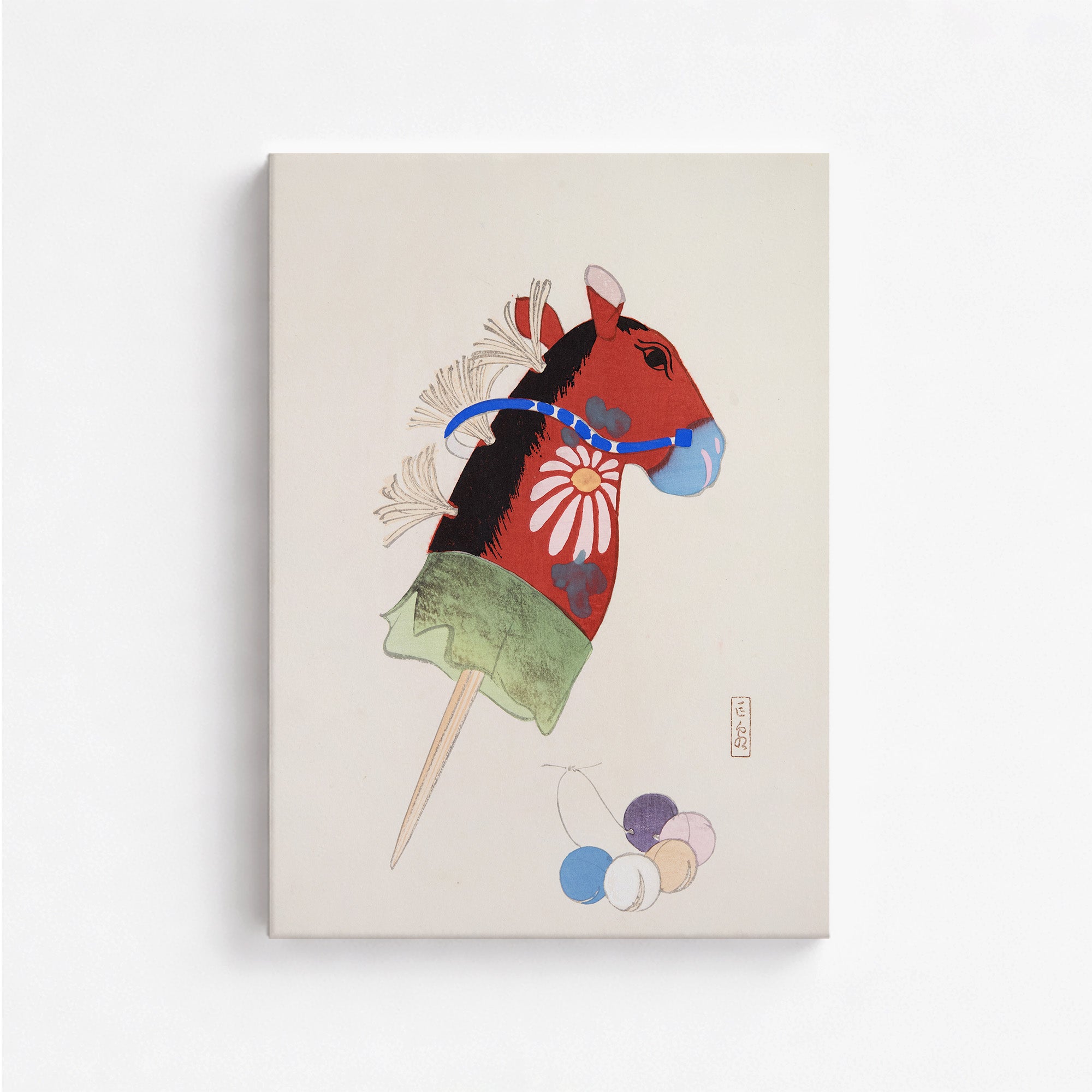 Kyosen's Collected Illustrations of Japanese Toys Nr. 99 ("Folk Hobby Horse")