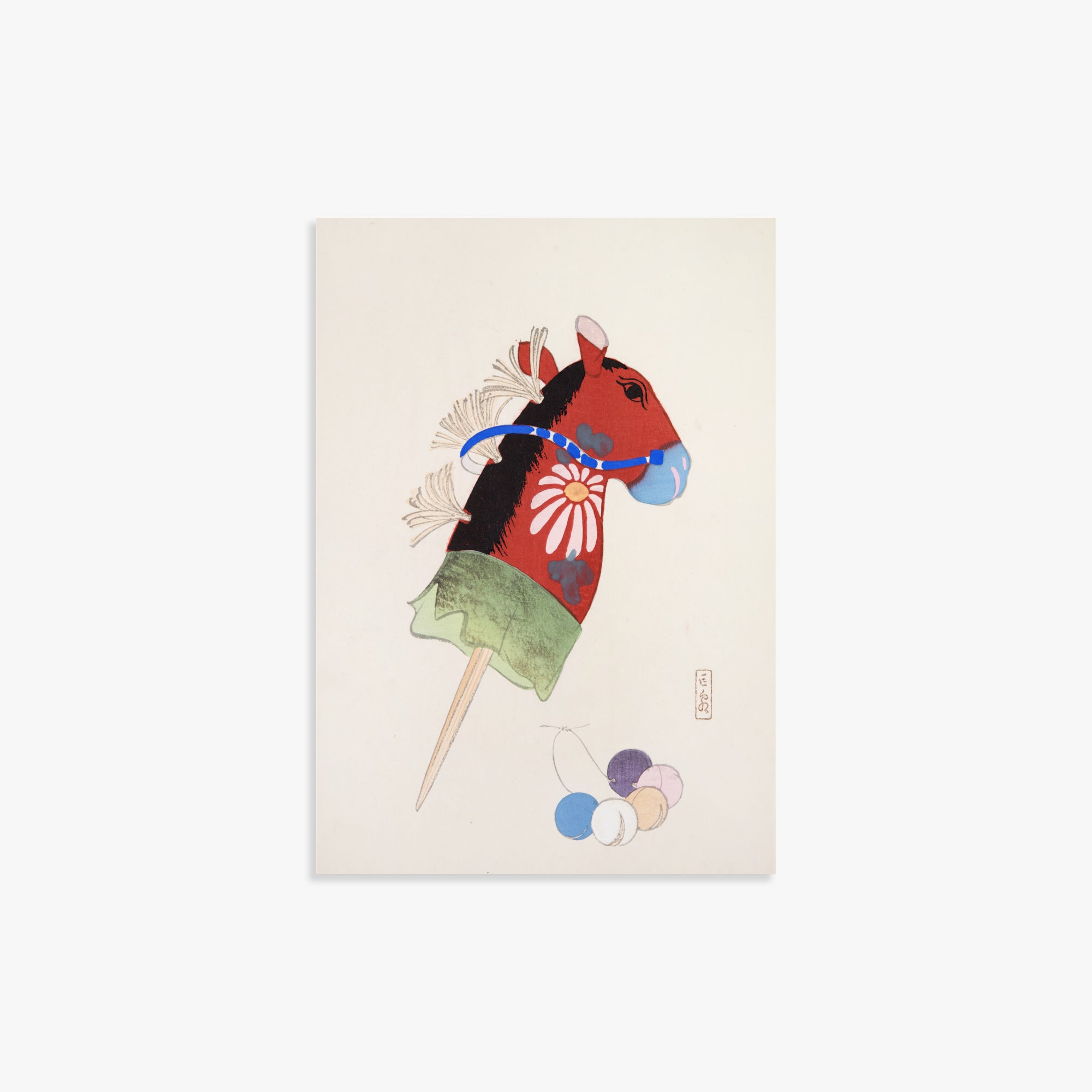 Kawasaki Kyōsen — Japanese Toys Nr. 99, Folk Hobby Horse | Japandi.Art