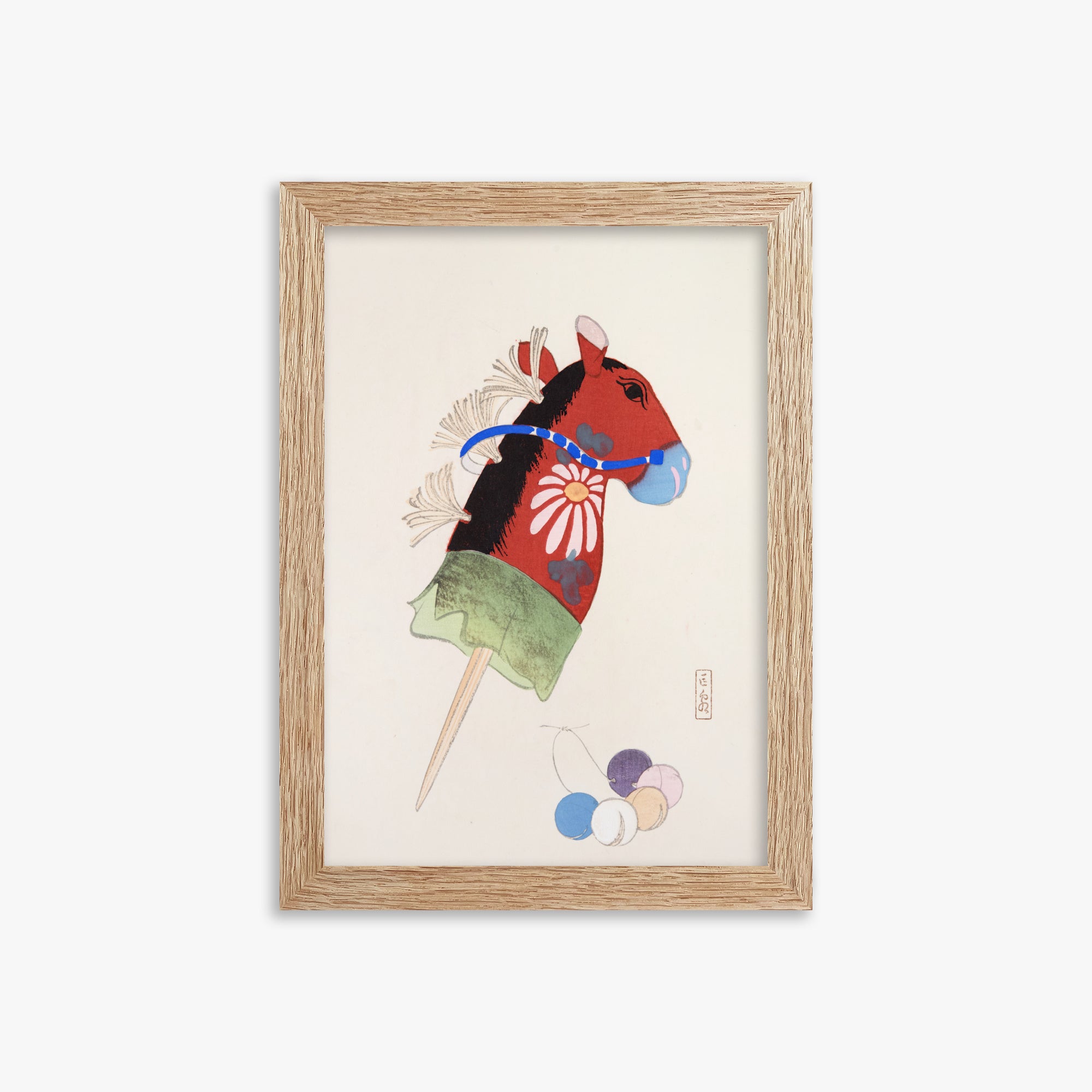 Kyosen's Collected Illustrations of Japanese Toys Nr. 99 ("Folk Hobby Horse")