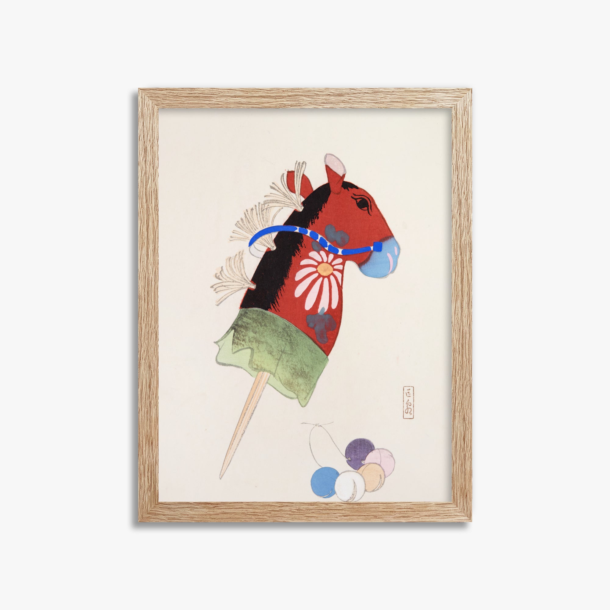 Kyosen's Collected Illustrations of Japanese Toys Nr. 99 ("Folk Hobby Horse")