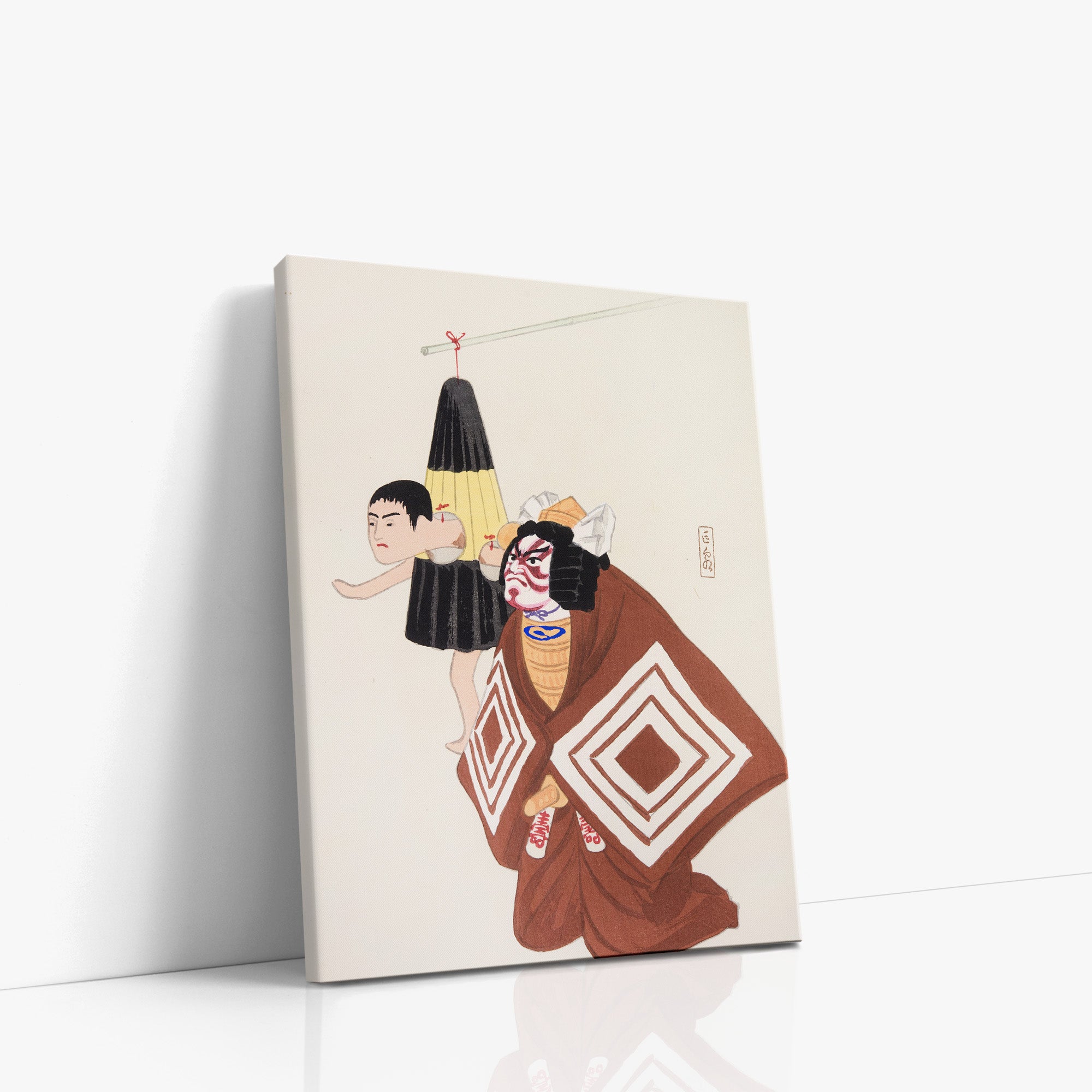 Kyosen's Collected Illustrations of Japanese Toys Nr. 100 ("Kabuki Spirits : The Puppet Master's Tale")