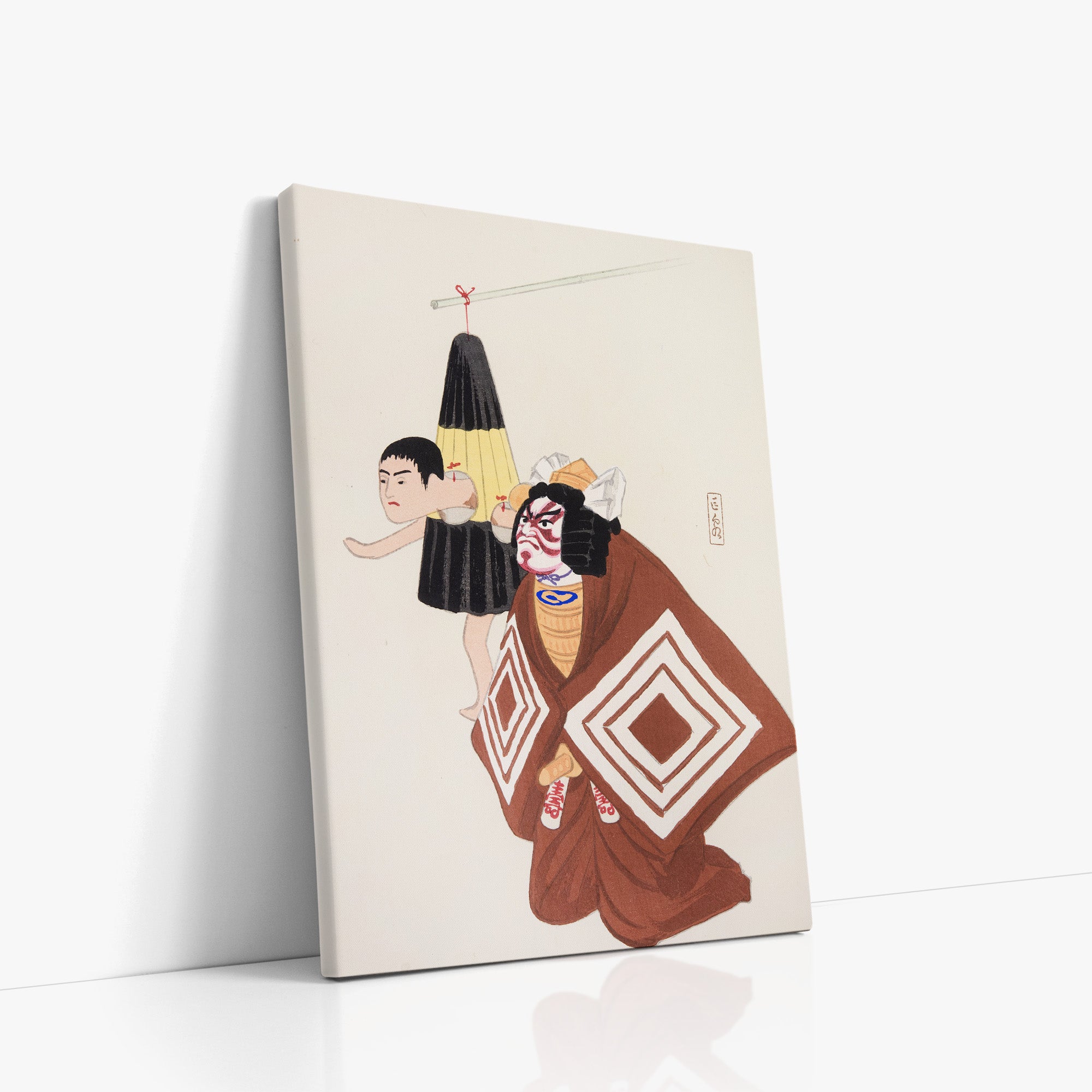 Kyosen's Collected Illustrations of Japanese Toys Nr. 100 ("Kabuki Spirits : The Puppet Master's Tale")