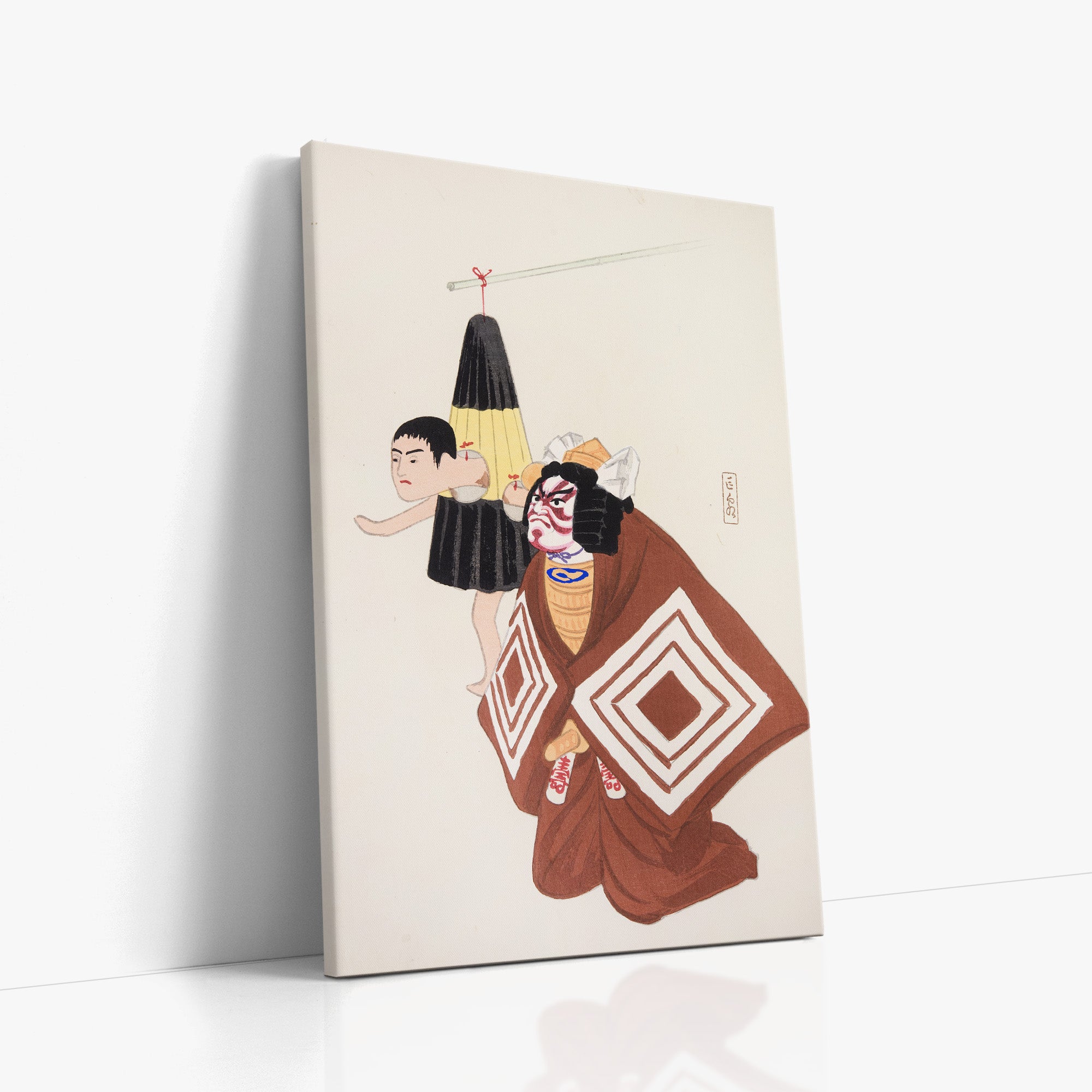Kyosen's Collected Illustrations of Japanese Toys Nr. 100 ("Kabuki Spirits : The Puppet Master's Tale")