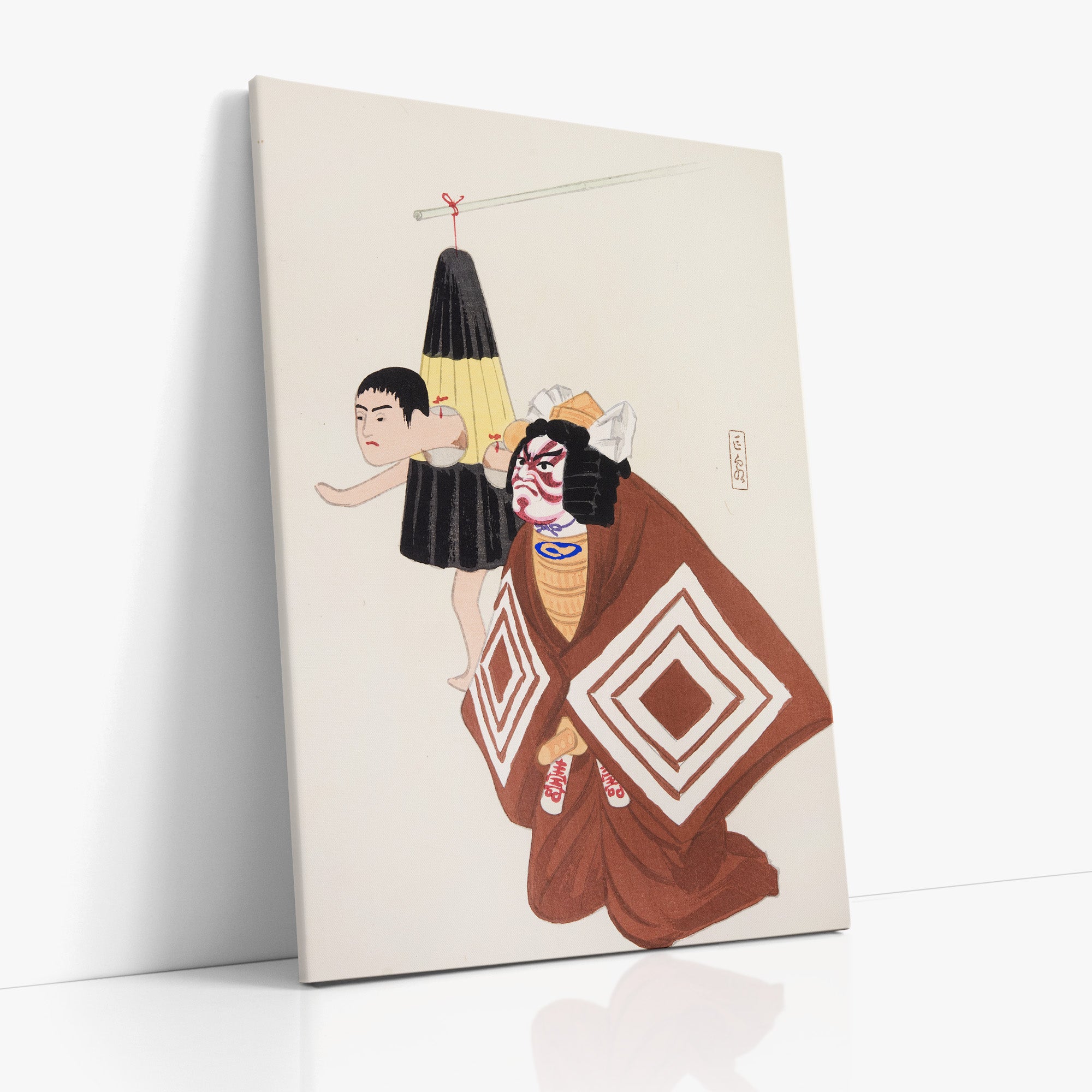 Kyosen's Collected Illustrations of Japanese Toys Nr. 100 ("Kabuki Spirits : The Puppet Master's Tale")
