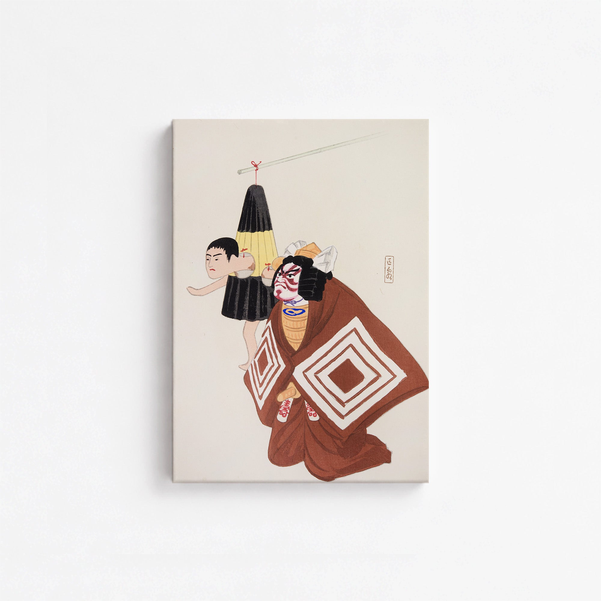 Kyosen's Collected Illustrations of Japanese Toys Nr. 100 ("Kabuki Spirits : The Puppet Master's Tale")