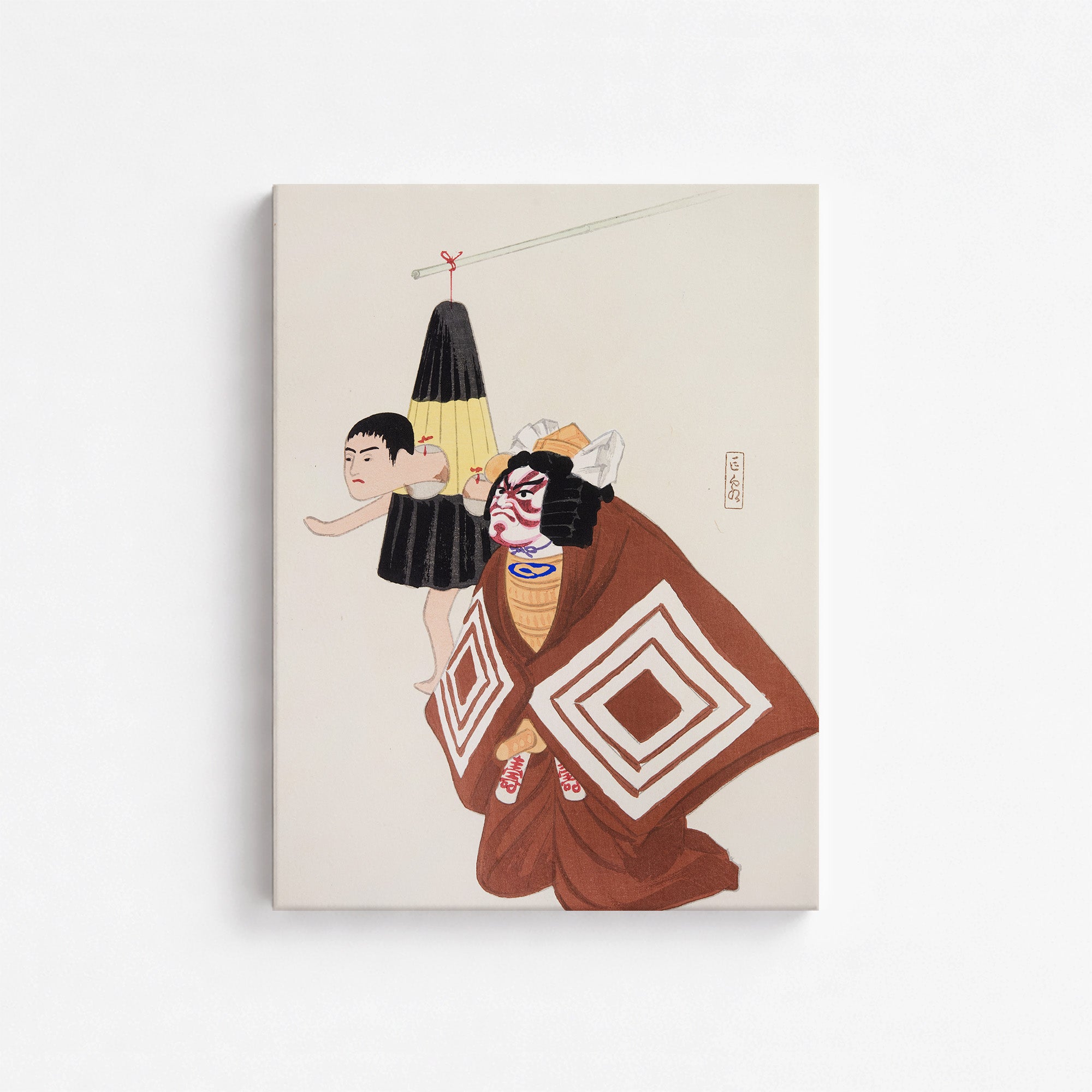 Kyosen's Collected Illustrations of Japanese Toys Nr. 100 ("Kabuki Spirits : The Puppet Master's Tale")