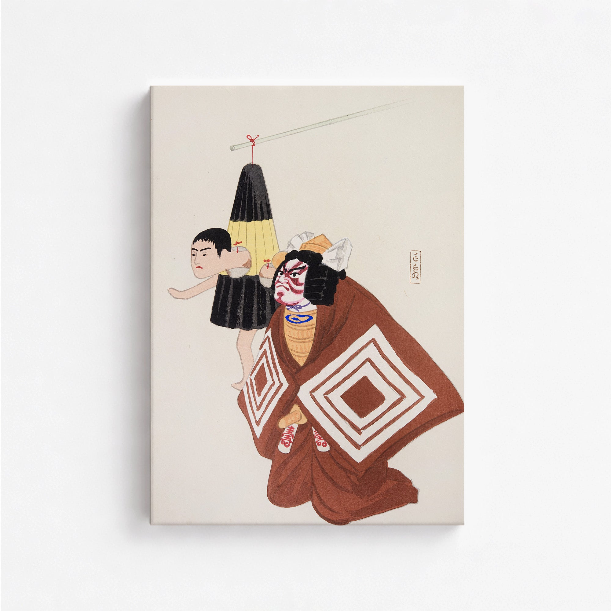 Kyosen's Collected Illustrations of Japanese Toys Nr. 100 ("Kabuki Spirits : The Puppet Master's Tale")