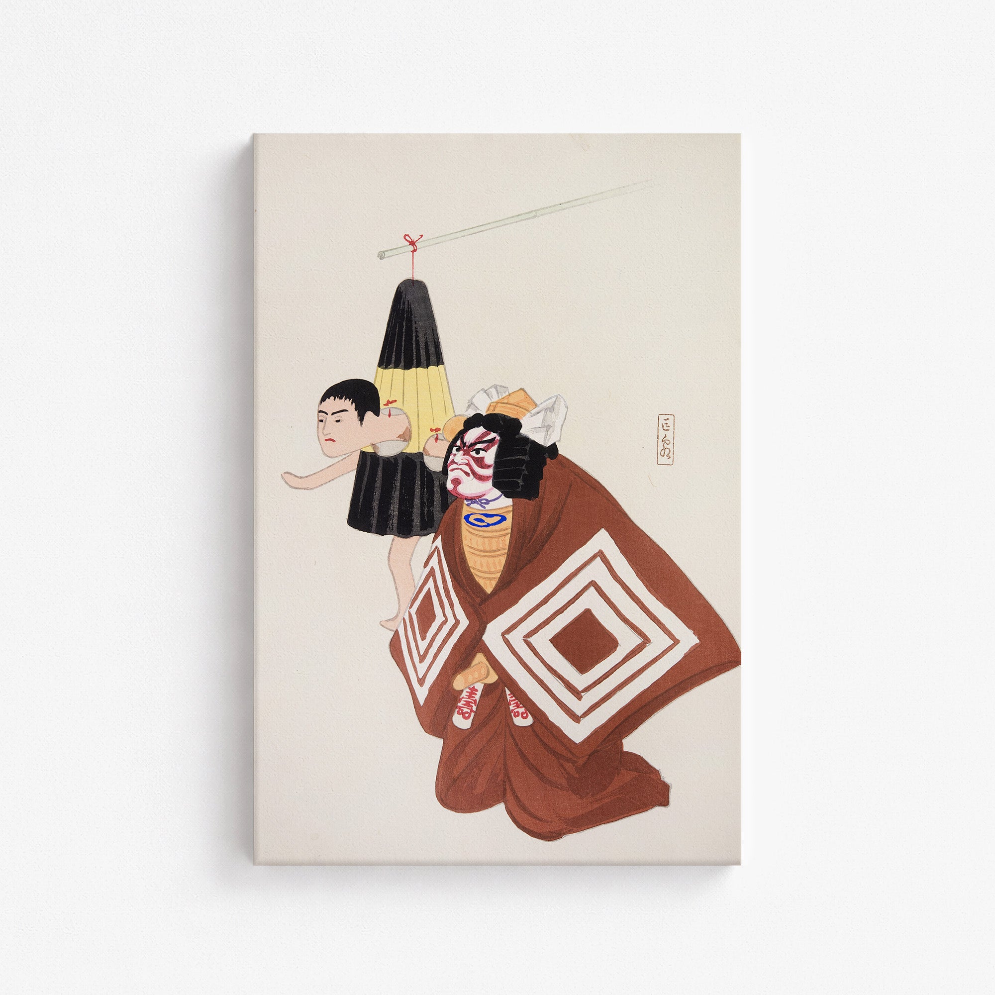 Kyosen's Collected Illustrations of Japanese Toys Nr. 100 ("Kabuki Spirits : The Puppet Master's Tale")
