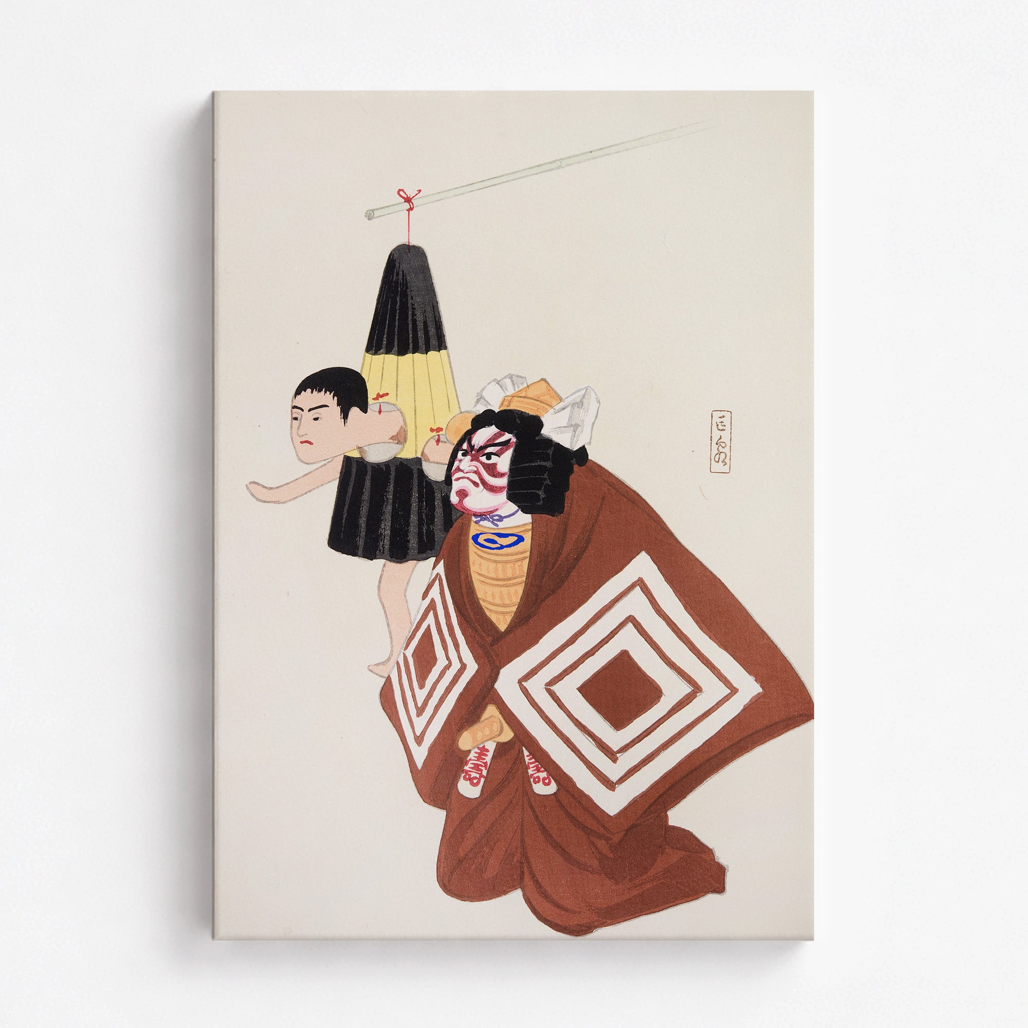 Kyosen's Collected Illustrations of Japanese Toys Nr. 100 ("Kabuki Spirits : The Puppet Master's Tale")