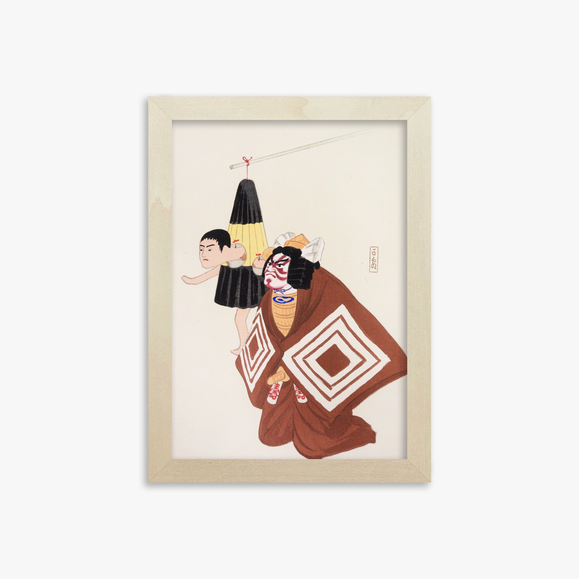Kyosen's Collected Illustrations of Japanese Toys Nr. 100 ("Kabuki Spirits: The Puppet Master's Tale")