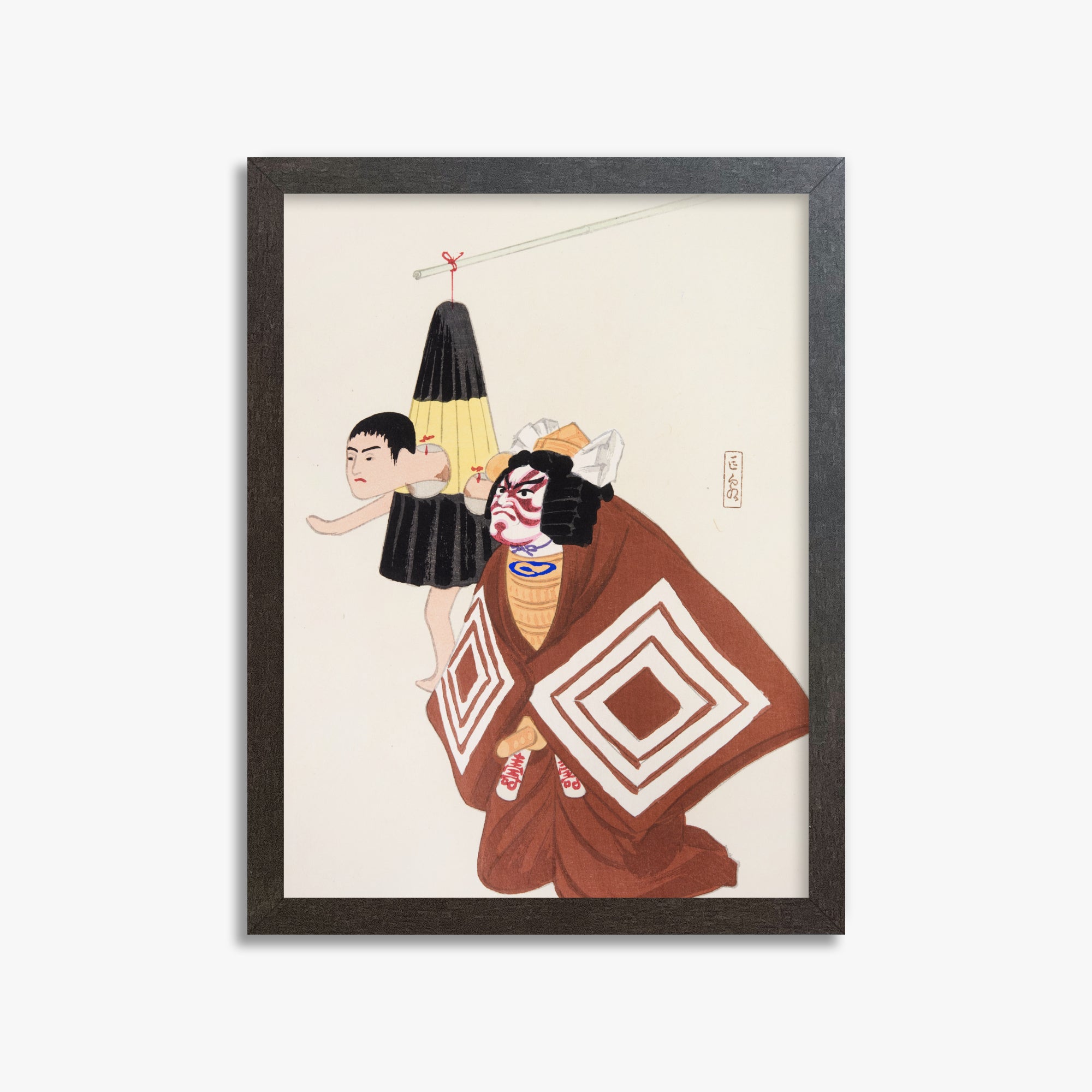Kyosen's Collected Illustrations of Japanese Toys Nr. 100 ("Kabuki Spirits: The Puppet Master's Tale")