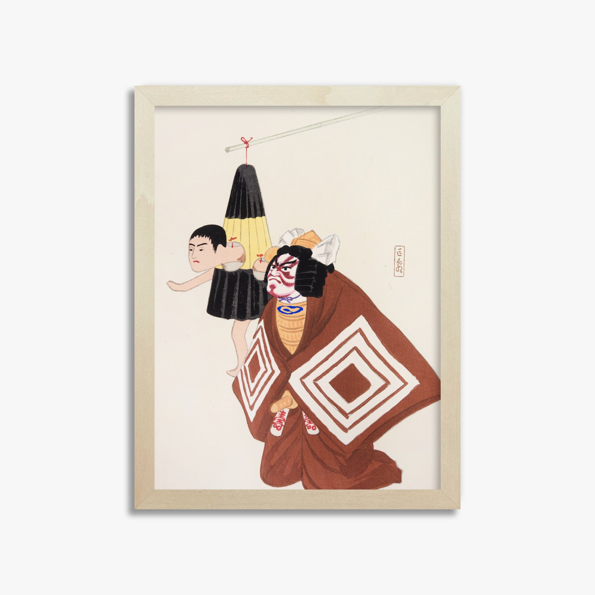 Kyosen's Collected Illustrations of Japanese Toys Nr. 100 ("Kabuki Spirits: The Puppet Master's Tale")