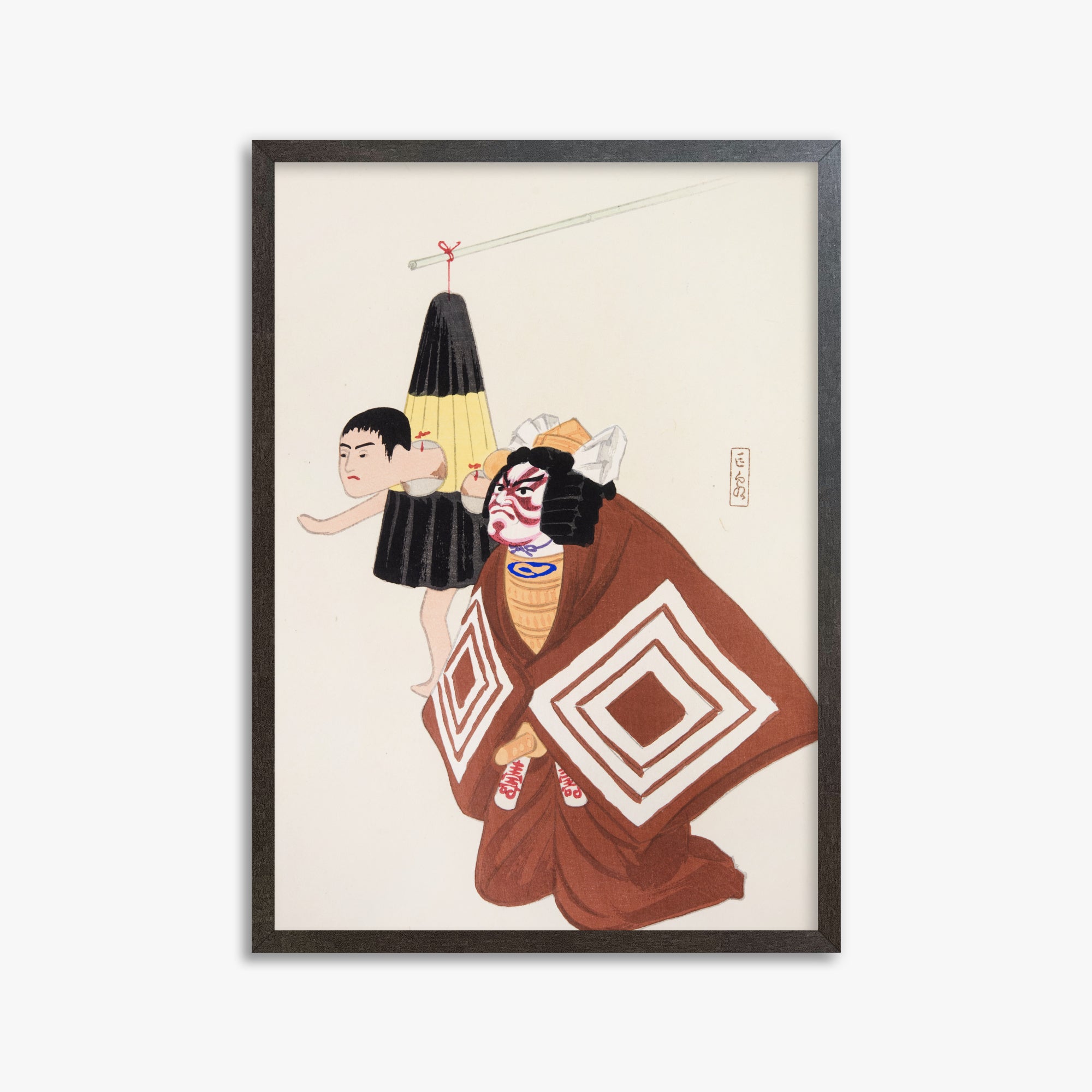 Kyosen's Collected Illustrations of Japanese Toys Nr. 100 ("Kabuki Spirits: The Puppet Master's Tale")