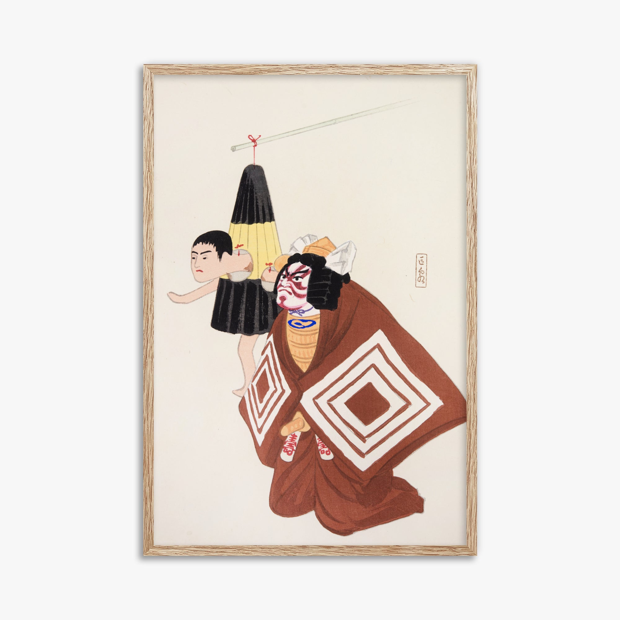 Kyosen's Collected Illustrations of Japanese Toys Nr. 100 ("Kabuki Spirits: The Puppet Master's Tale")