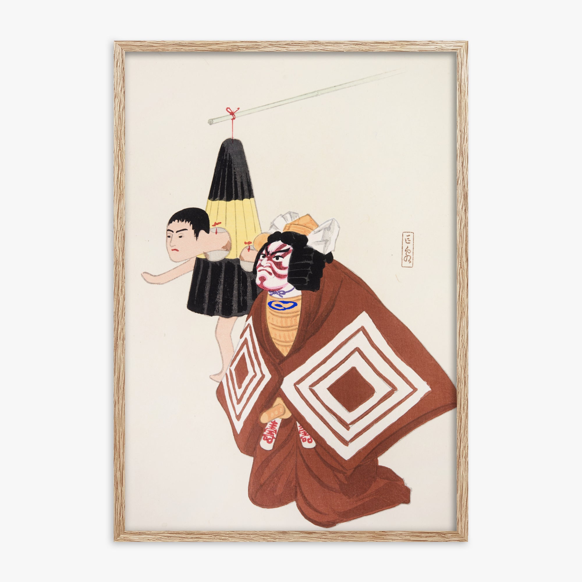 Kyosen's Collected Illustrations of Japanese Toys Nr. 100 ("Kabuki Spirits: The Puppet Master's Tale")