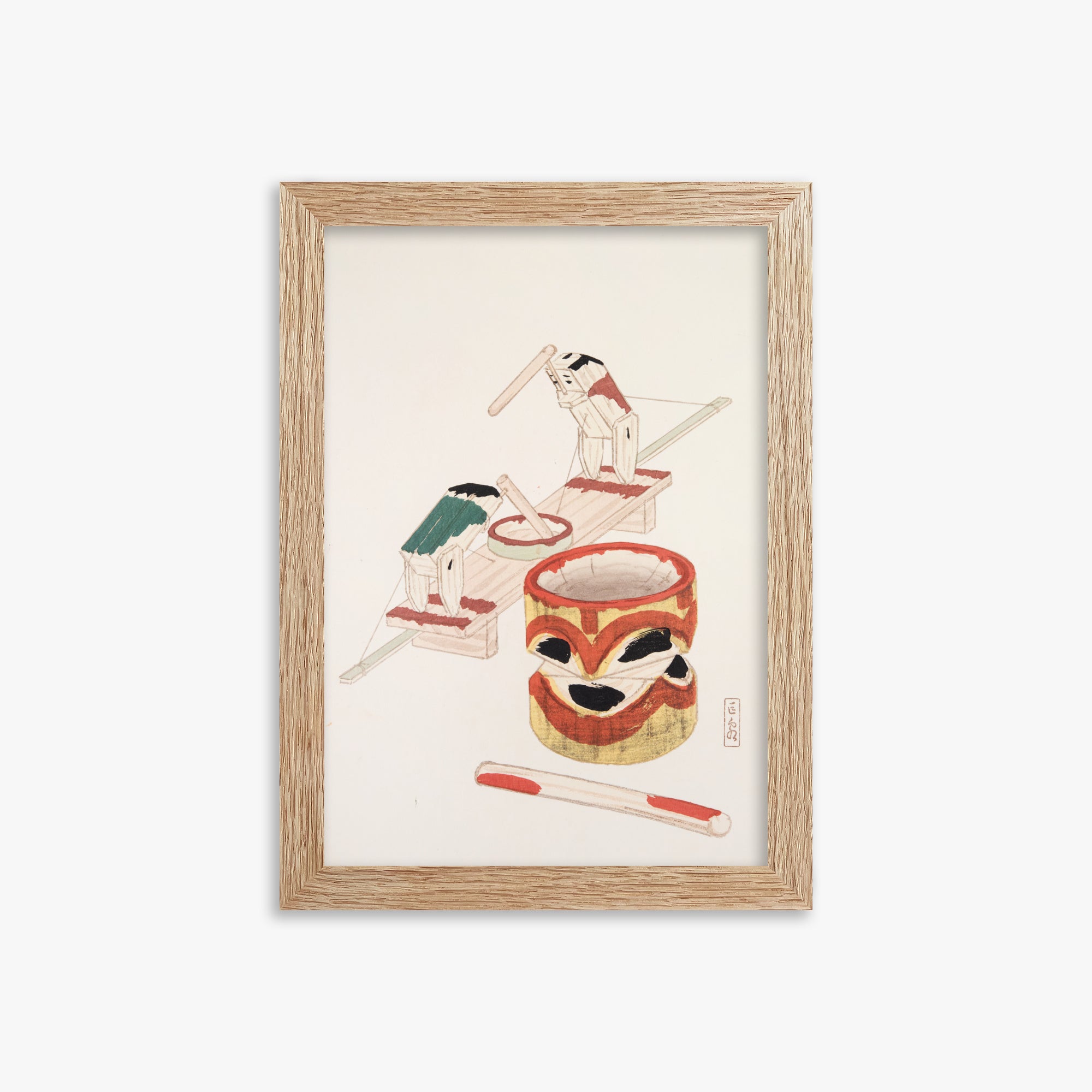 Illustrazioni raccolte di giocattoli giapponesi di Kyosen n. 101 ("Giocattoli di Edo")