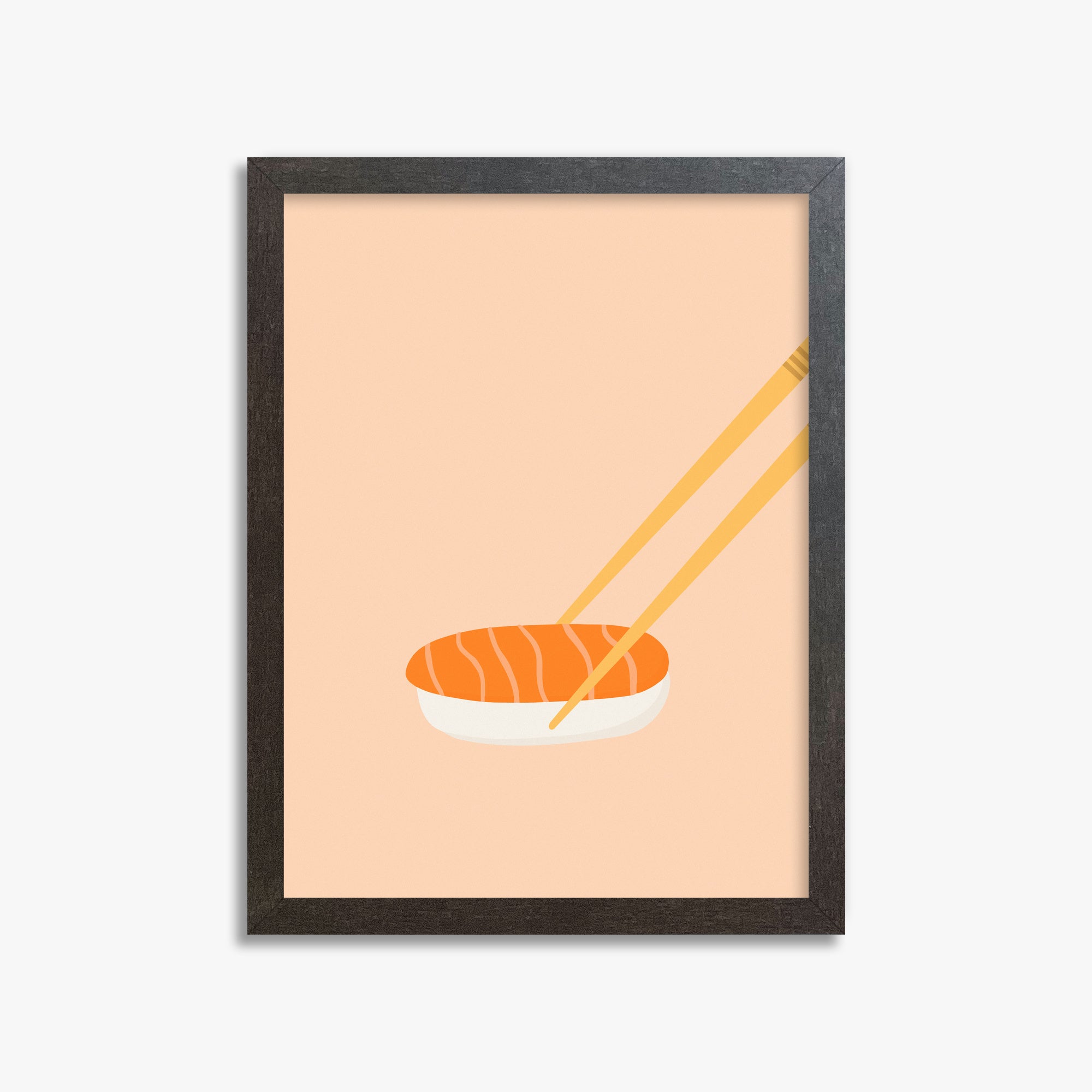 Morso silenzioso di sushi