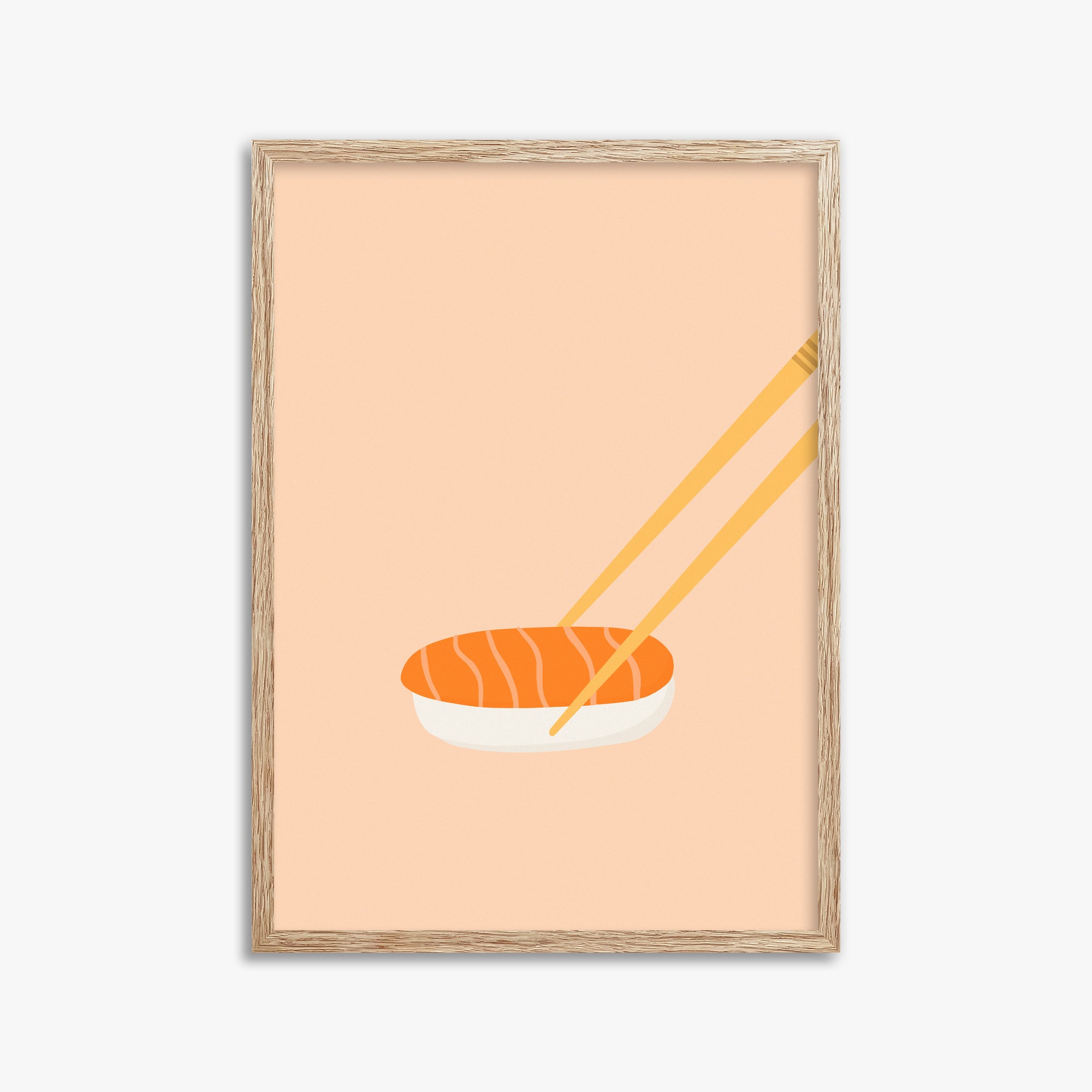 Morso silenzioso di sushi