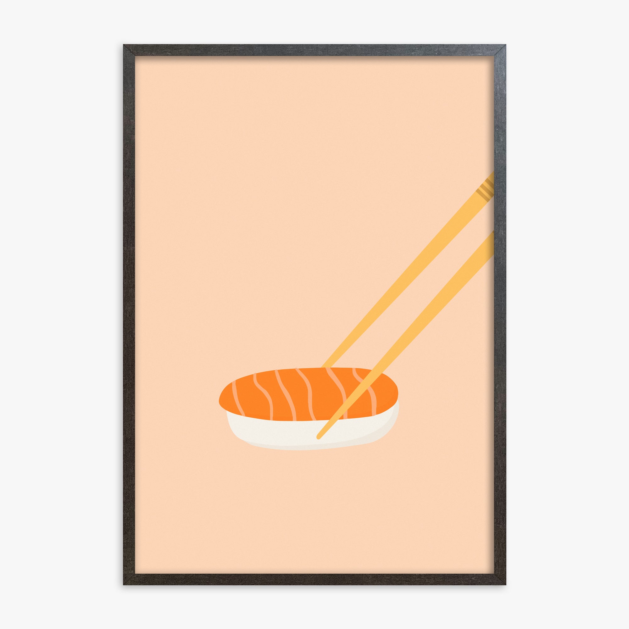 Morso silenzioso di sushi