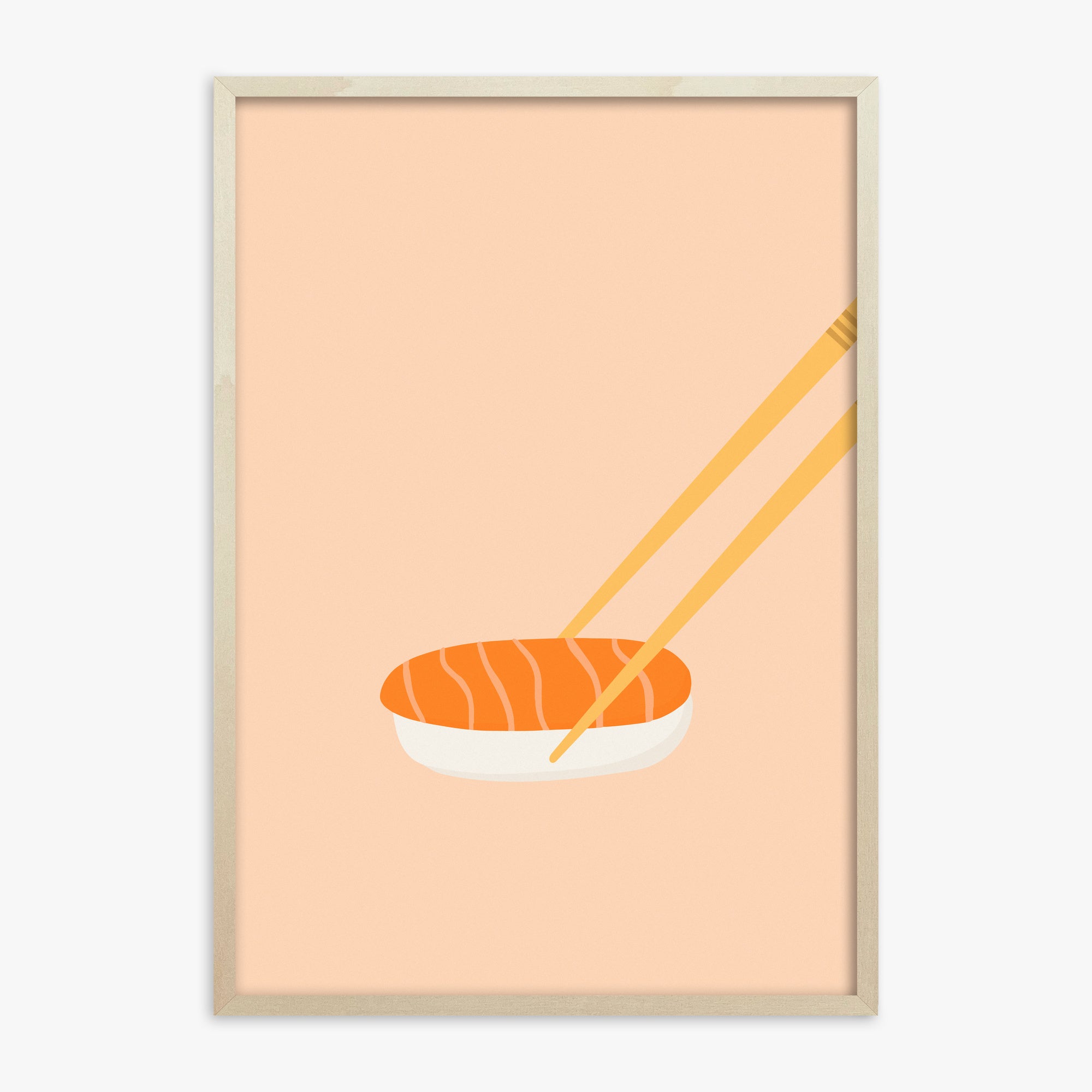 Morso silenzioso di sushi