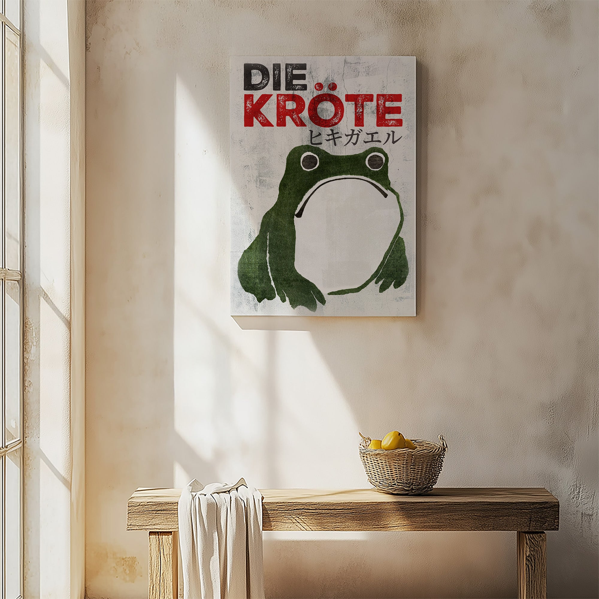 Die Kröte – Streetart-Stil DE