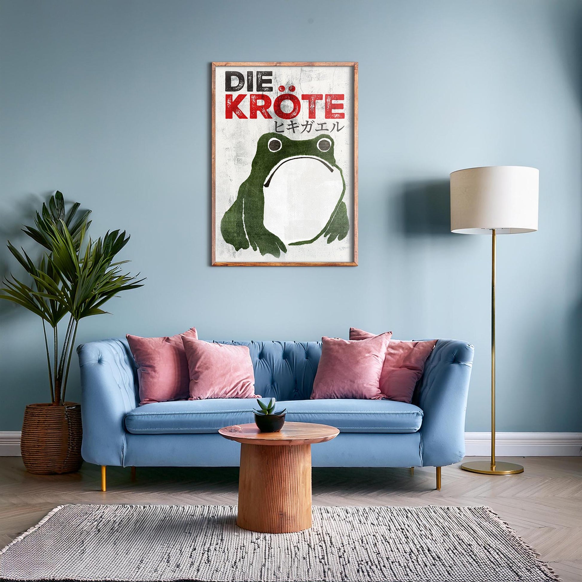 Design concept No. 28 for Matsumoto Hoji: The Toad - Streetart-Style DE Japanese Wall Art