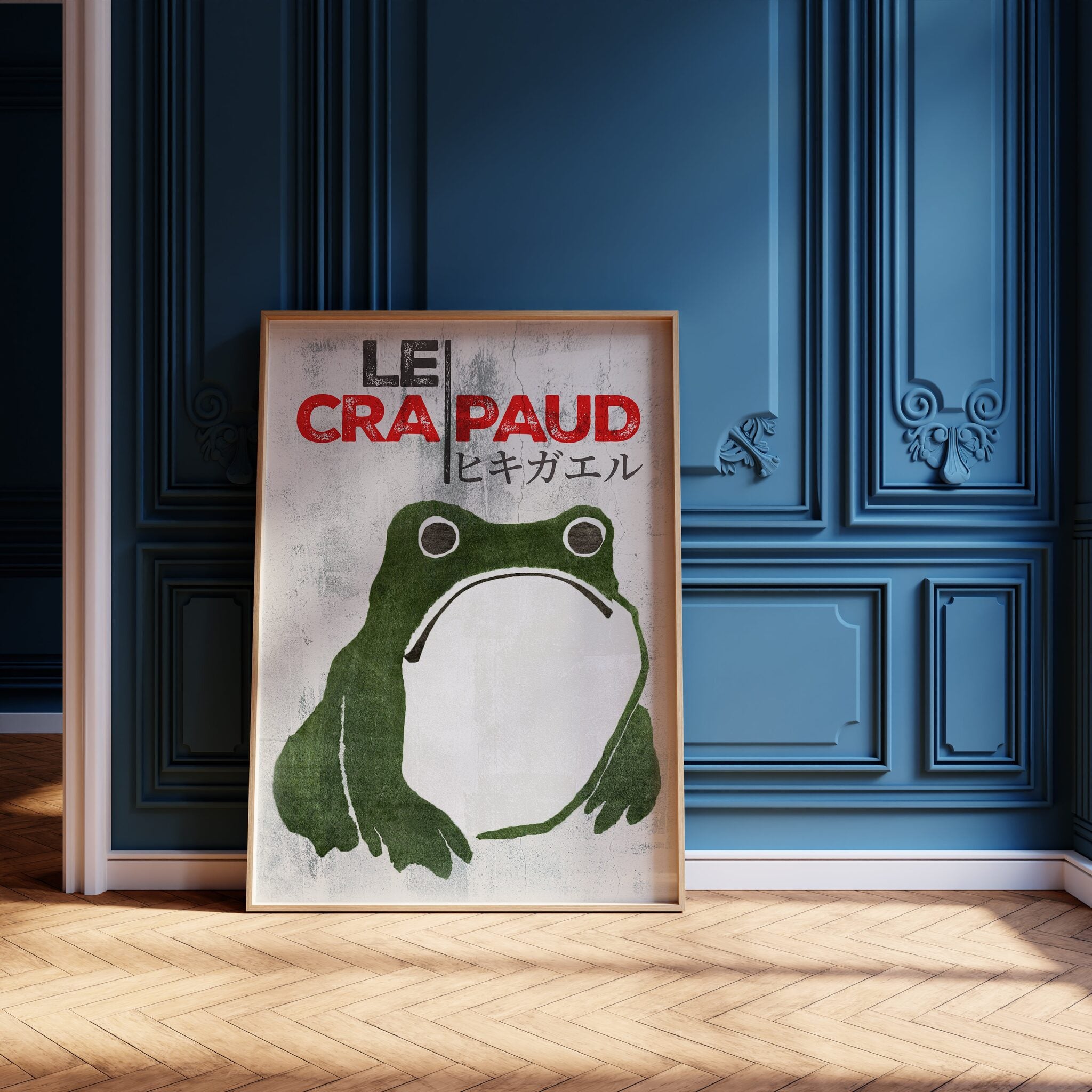 Design Concept No. 12 for Matsumoto Hoji: The Toad - Streetart-Style FR Japanese Wall Art