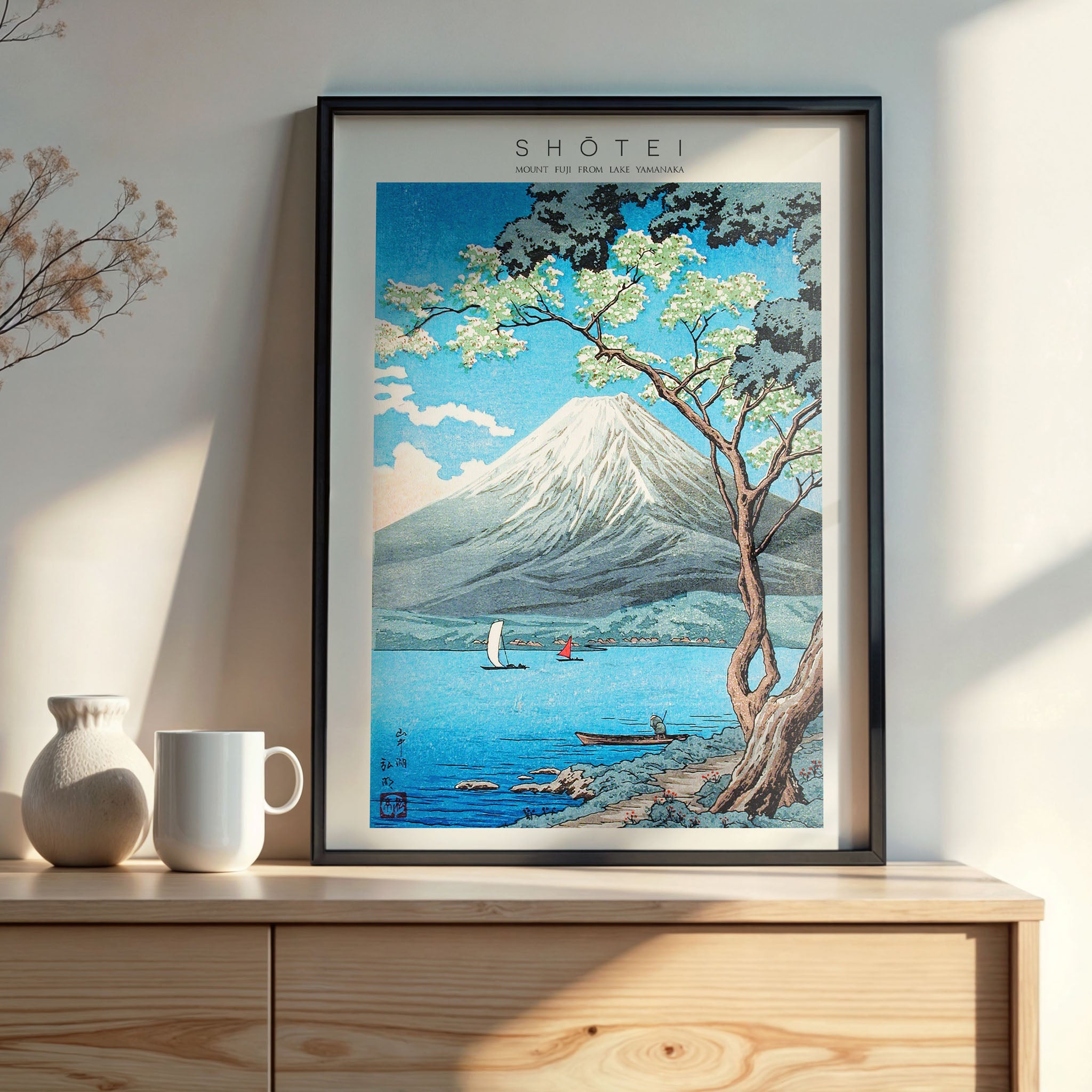Hiroaki Takahashi: El Monte Fuji desde el Lago Yamanaka - Japandi