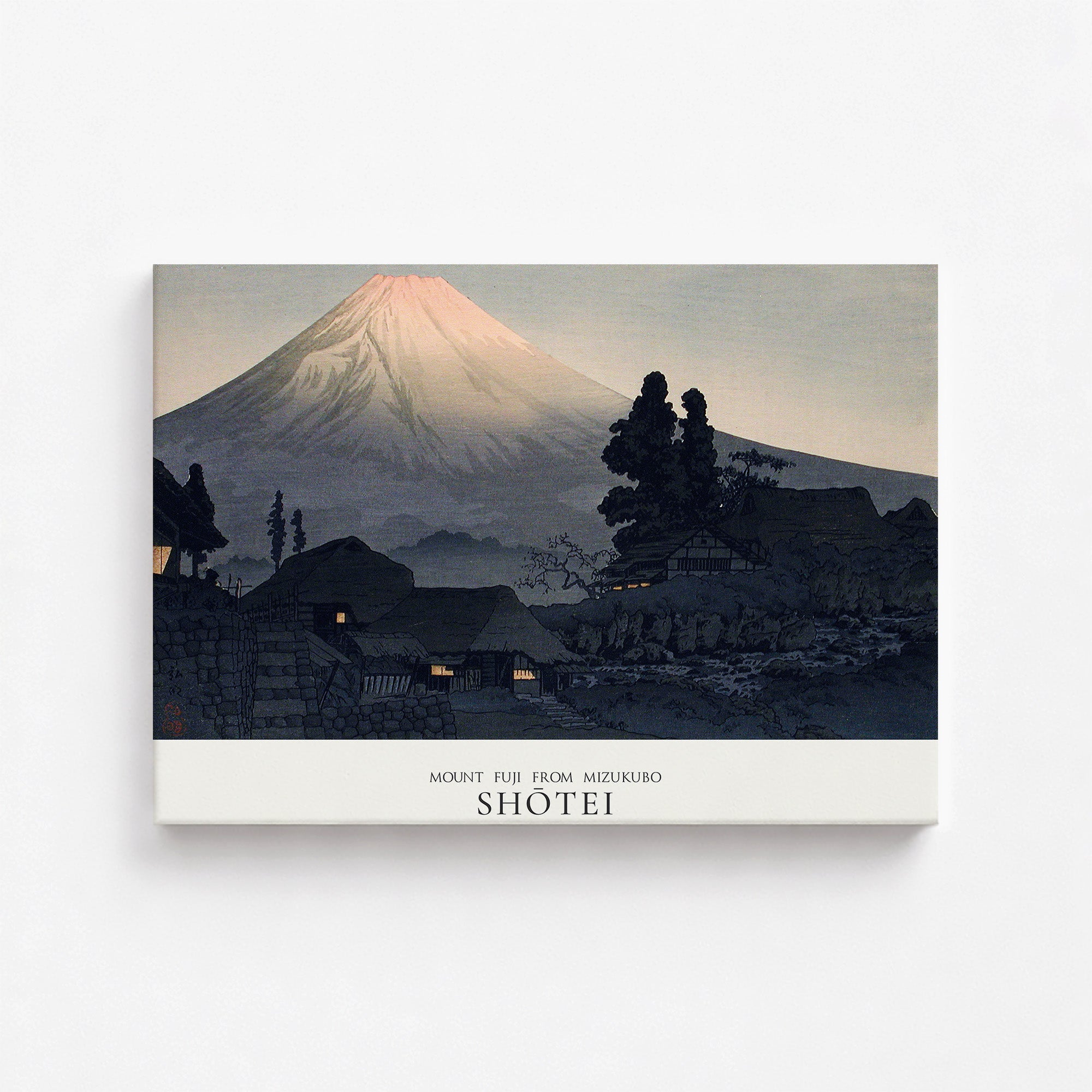 Mount Fuji From Mizukubo (Ukutsu) - Gallery-style