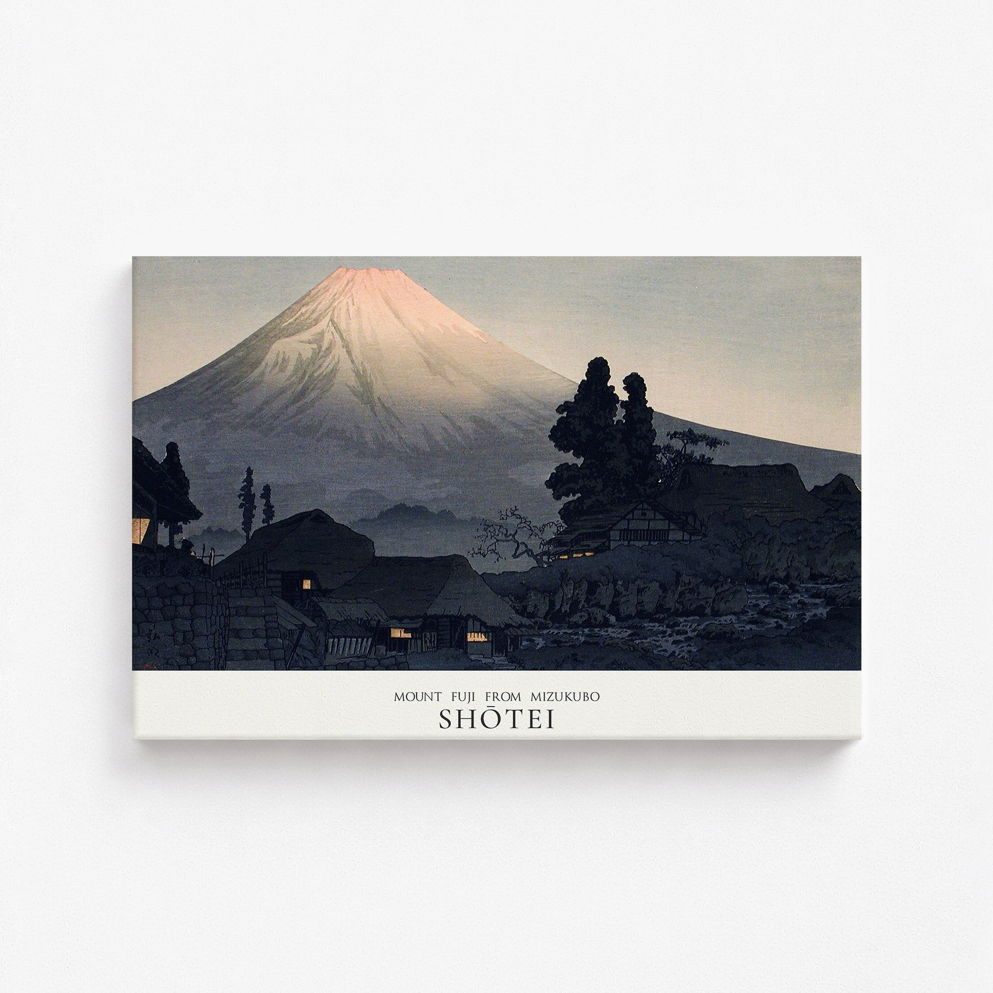 Mount Fuji From Mizukubo (Ukutsu) - Gallery-style
