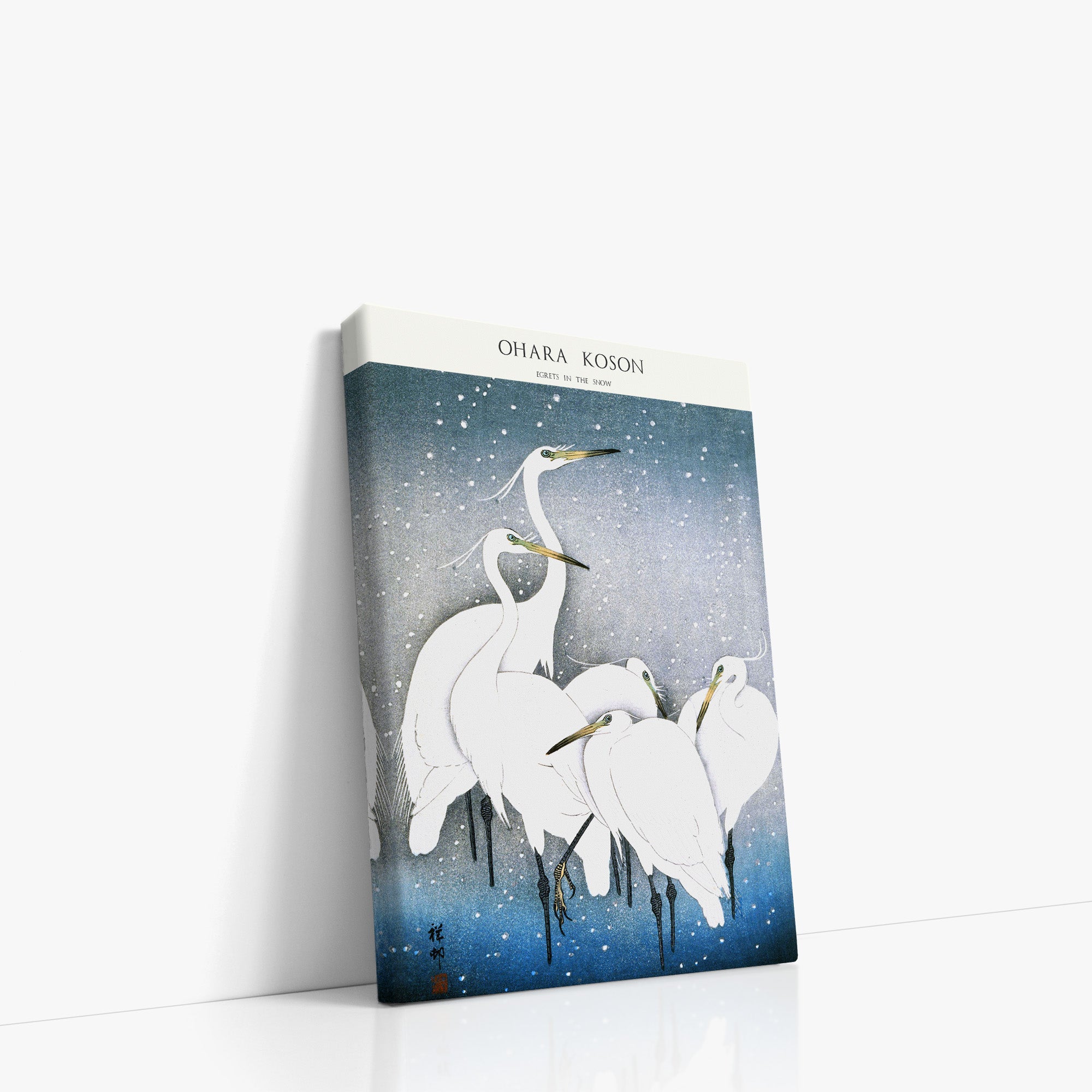 Egrets in the Snow - Gallery-style