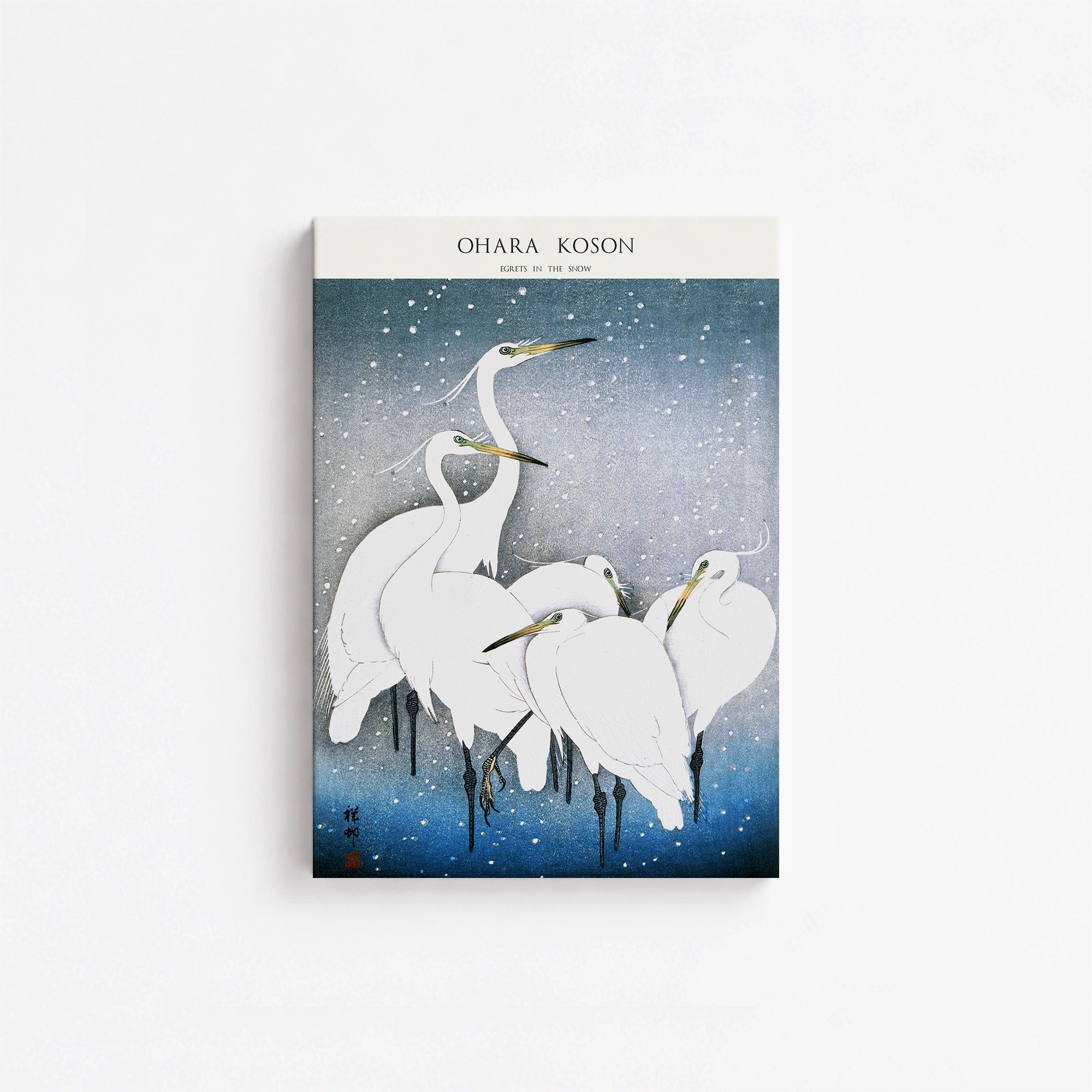 Egrets in the Snow - Gallery-style