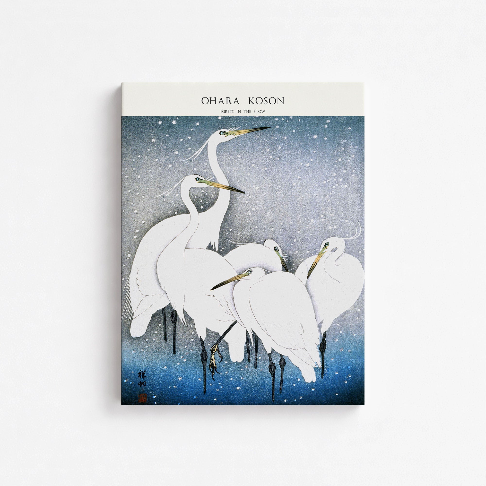 Egrets in the Snow - Gallery-style