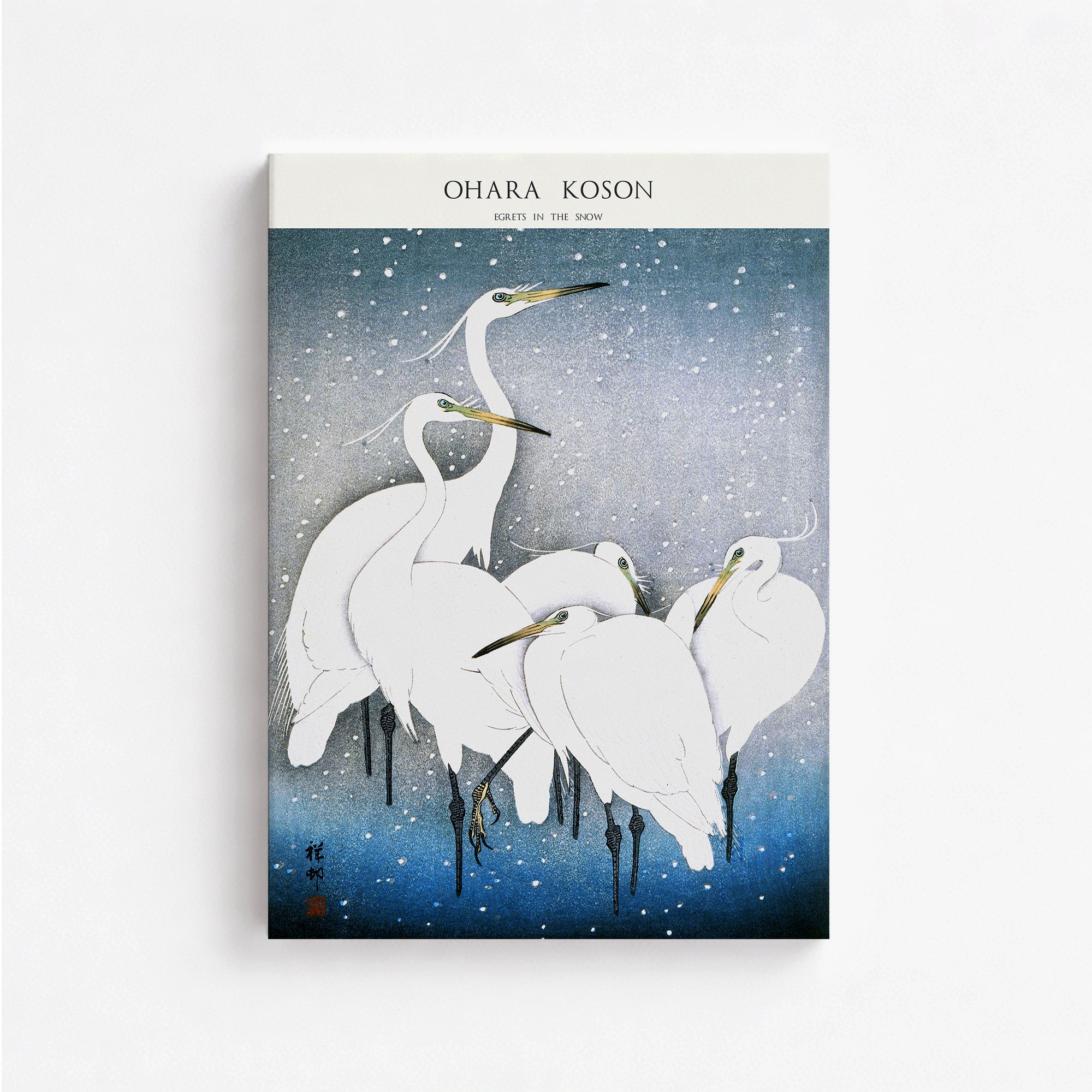 Egrets in the Snow - Gallery-style