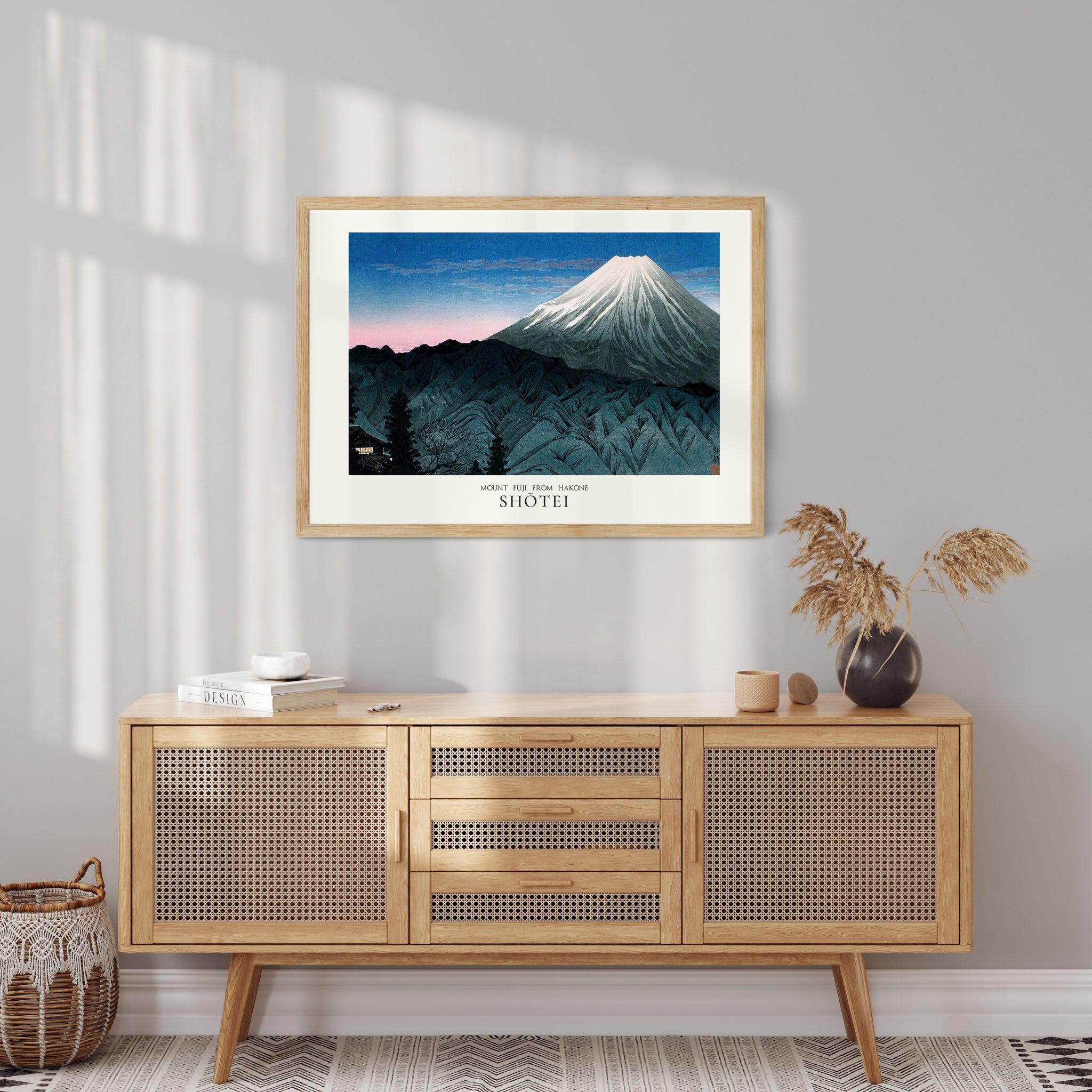 Design Concept No. 10 for Shōtei: Mount Fuji From Hakone - Japandi Japanese Wall Art